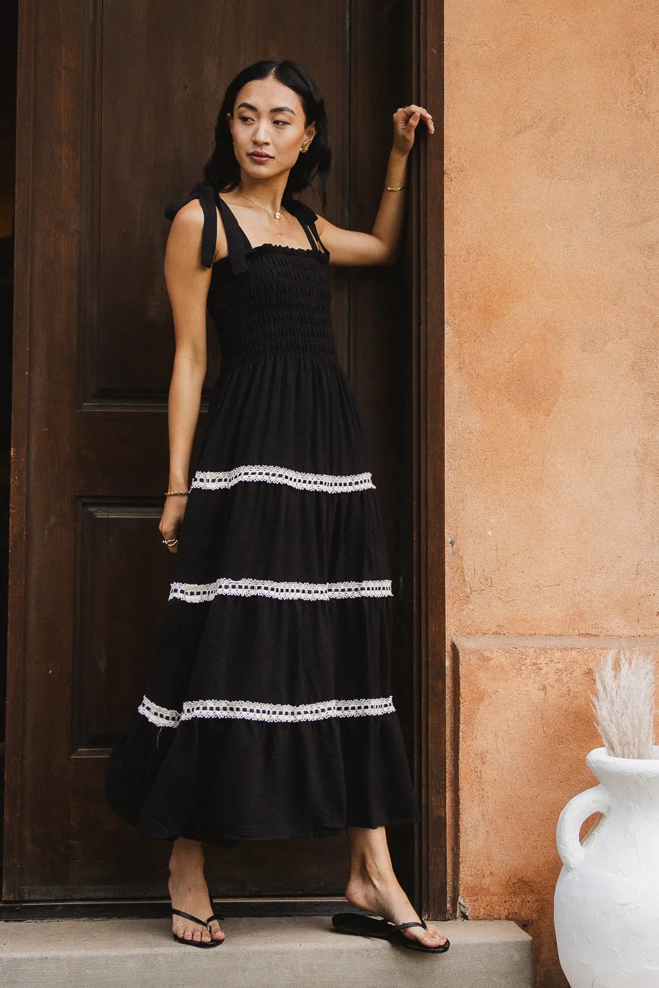 Contra Smocked Maxi Dress - FINAL SALE
