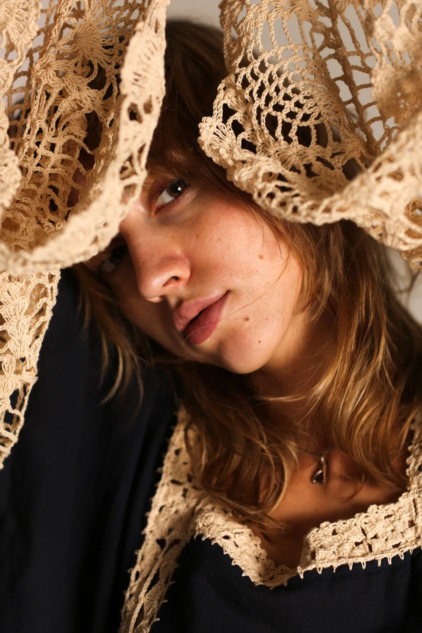 CROCHET SLEEVES KAFTAN HANNELI