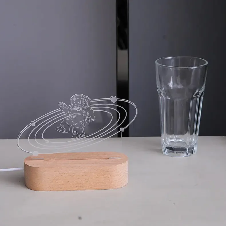 Custom Dimmable 3D Note Night Light