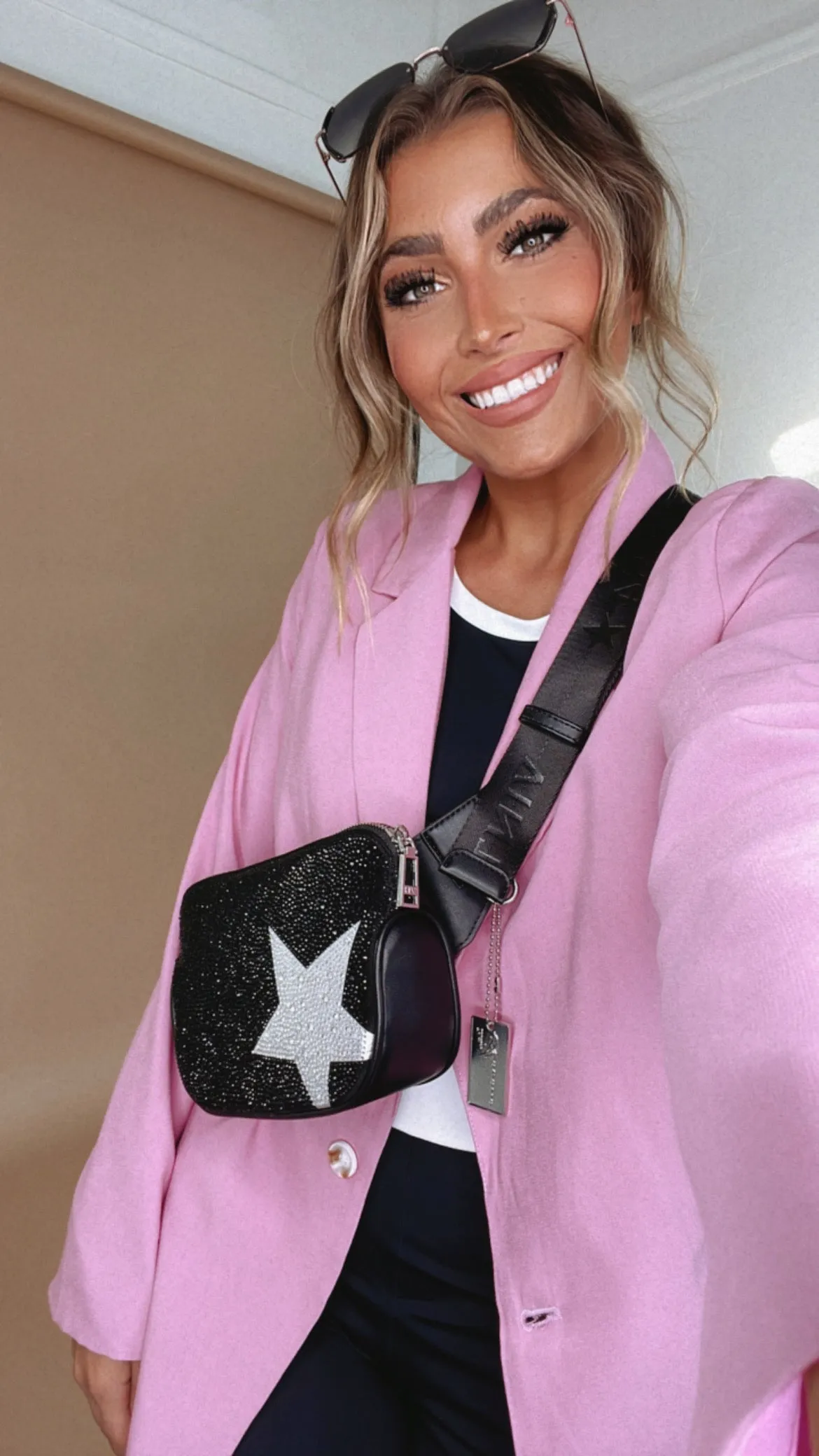 Date Night Out Blazer, Pink