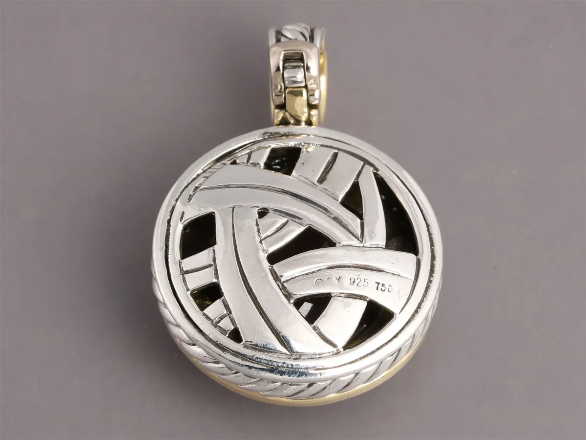 David Yurman Smoky Topaz and Diamond Enhancer