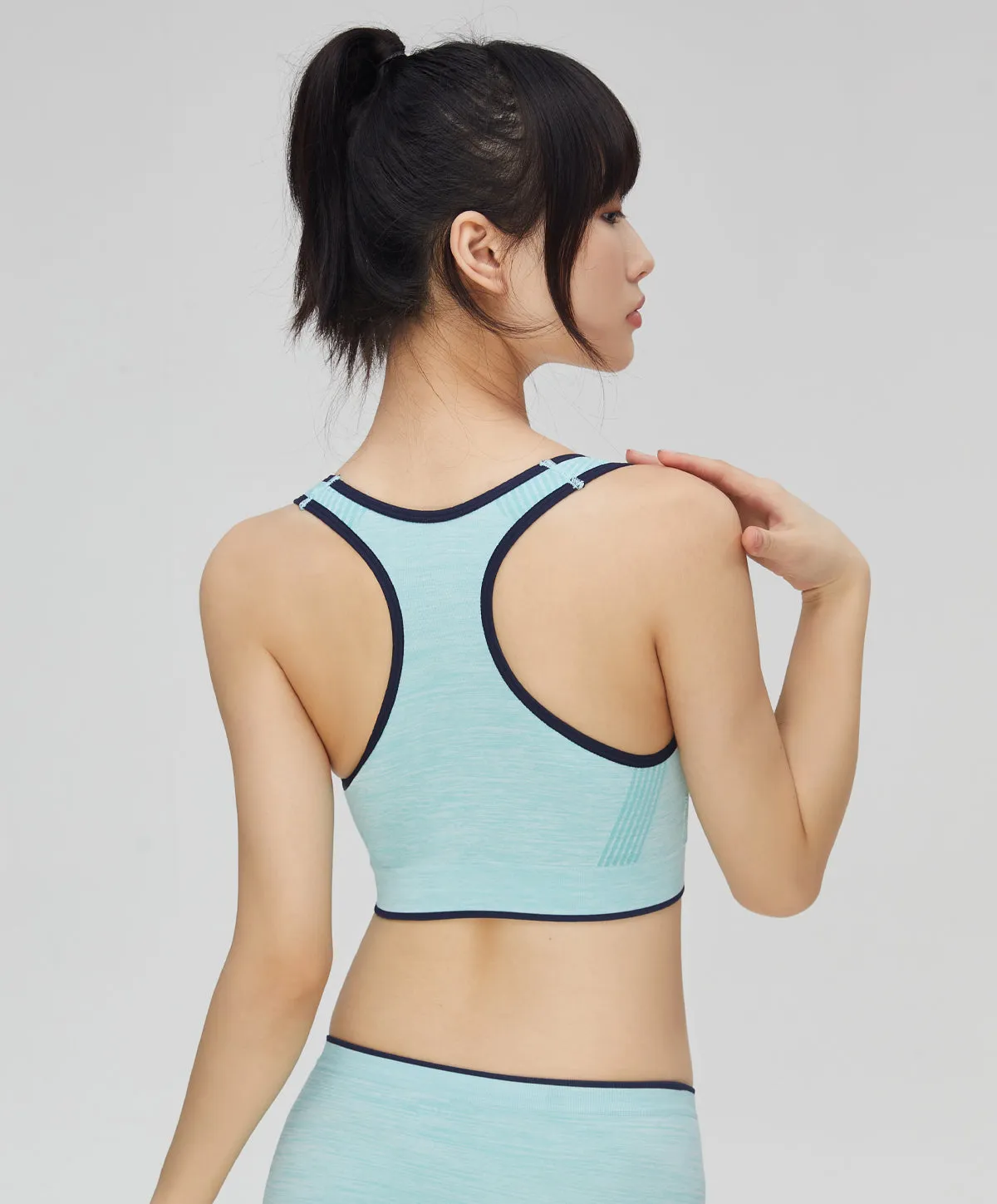 Energized Atlantis Seamless Racer-Back Sports Bra