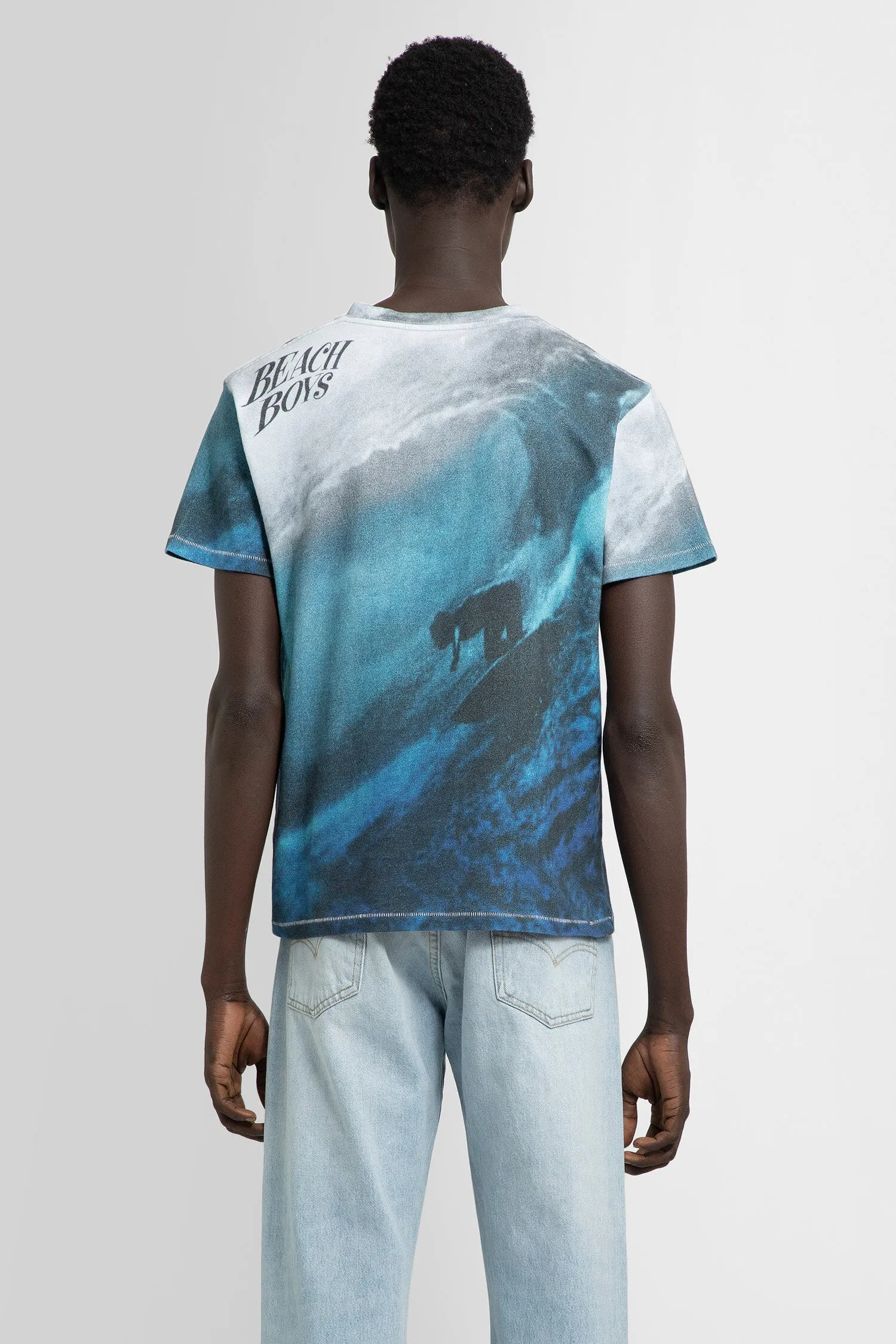 ERL MAN BLUE T-SHIRTS & TANK TOPS
