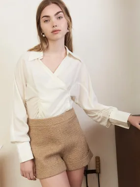 FLORA BLOUSE BEIGE