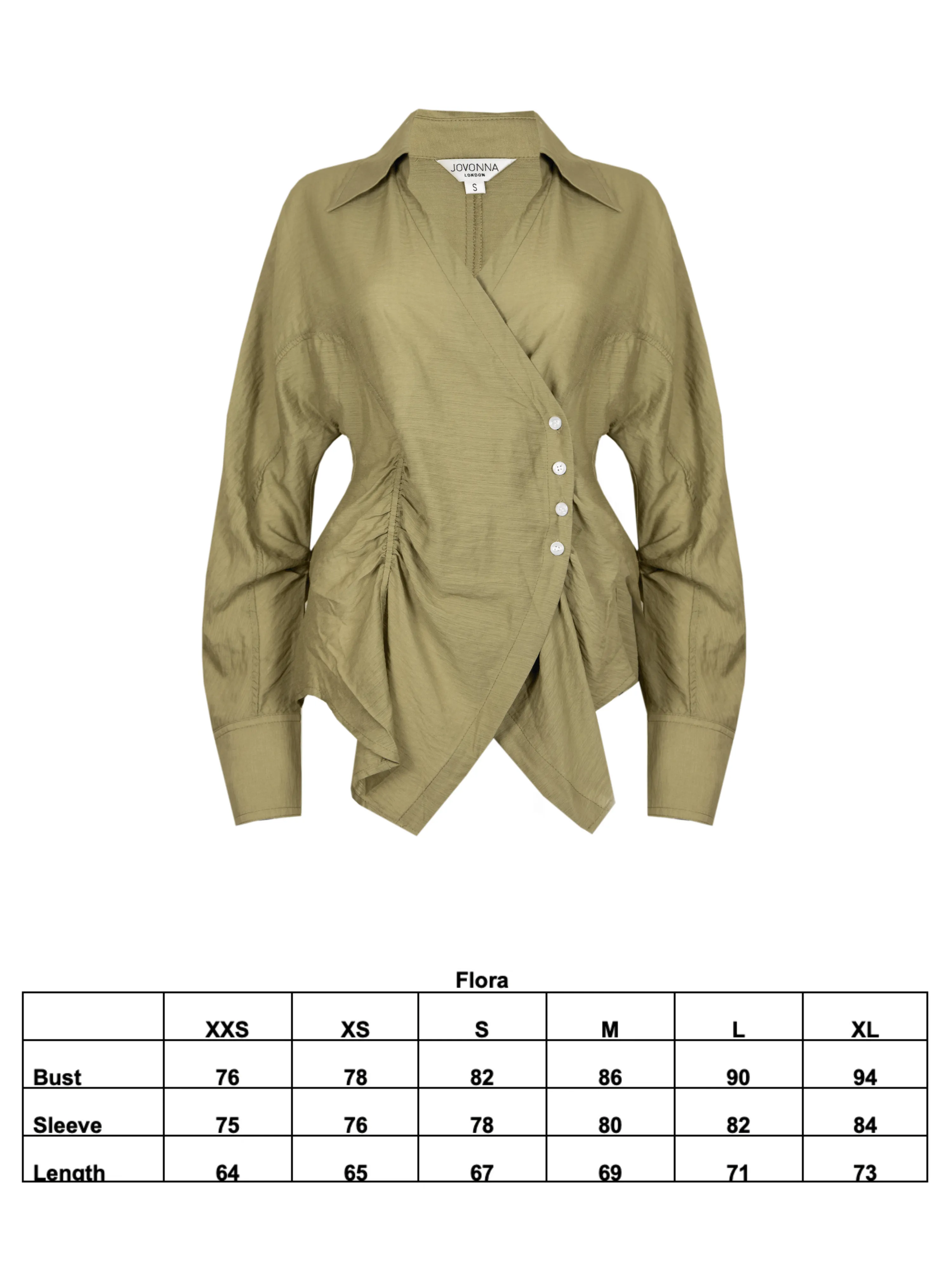 FLORA BLOUSE GREEN