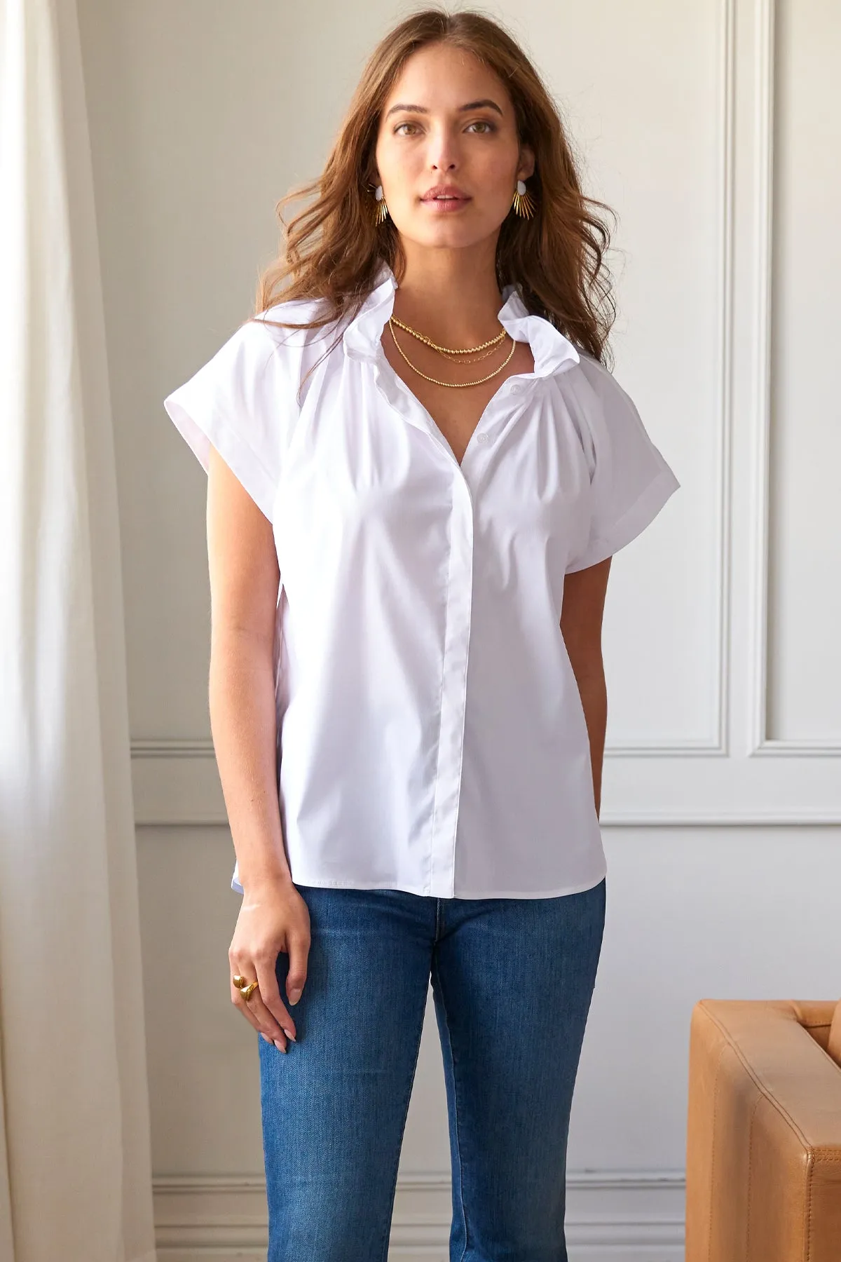 GAMEDAY! Jenny Top Purple Hemp/Cotton Blend