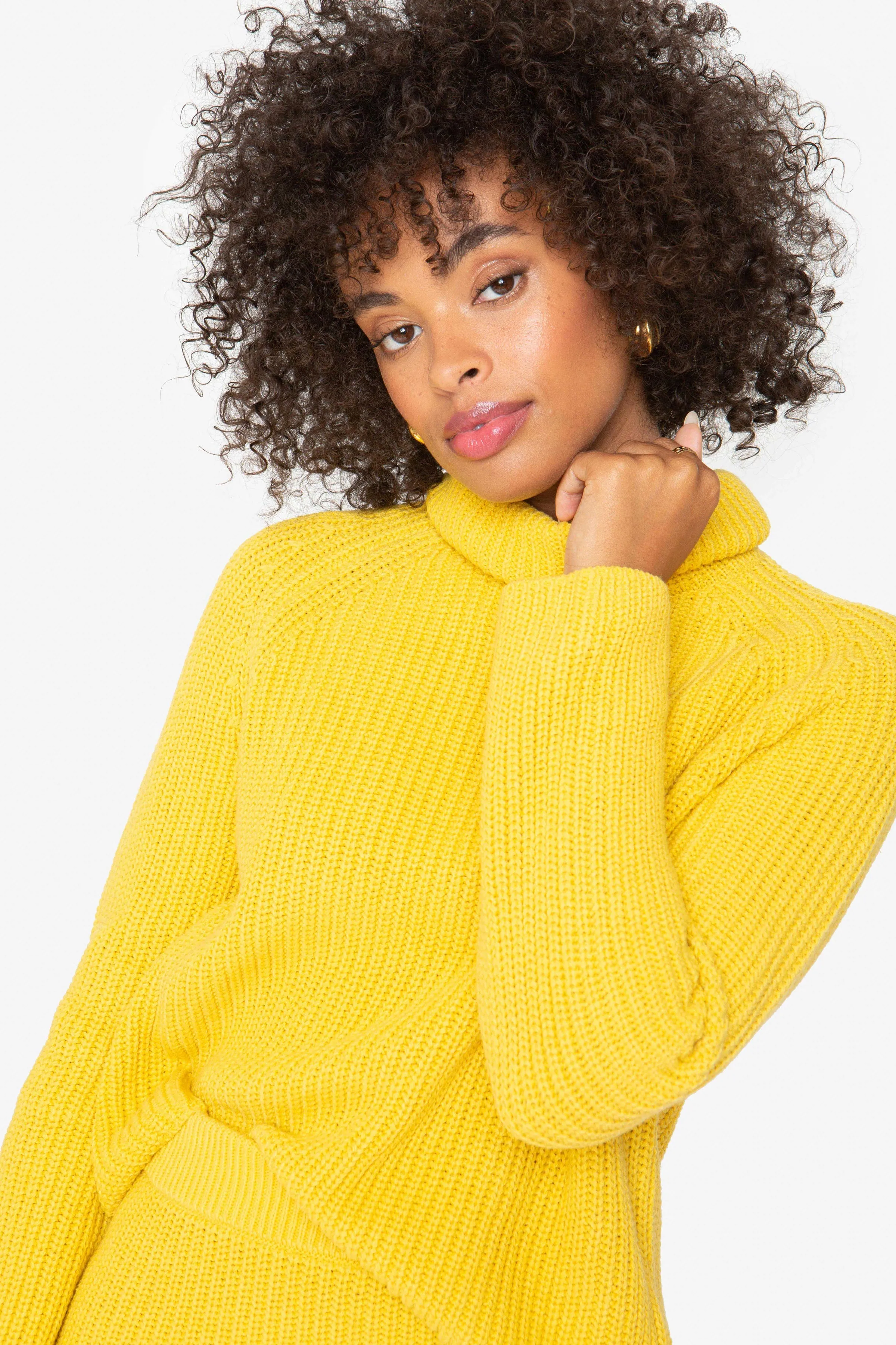 Gia Turtleneck - Celery