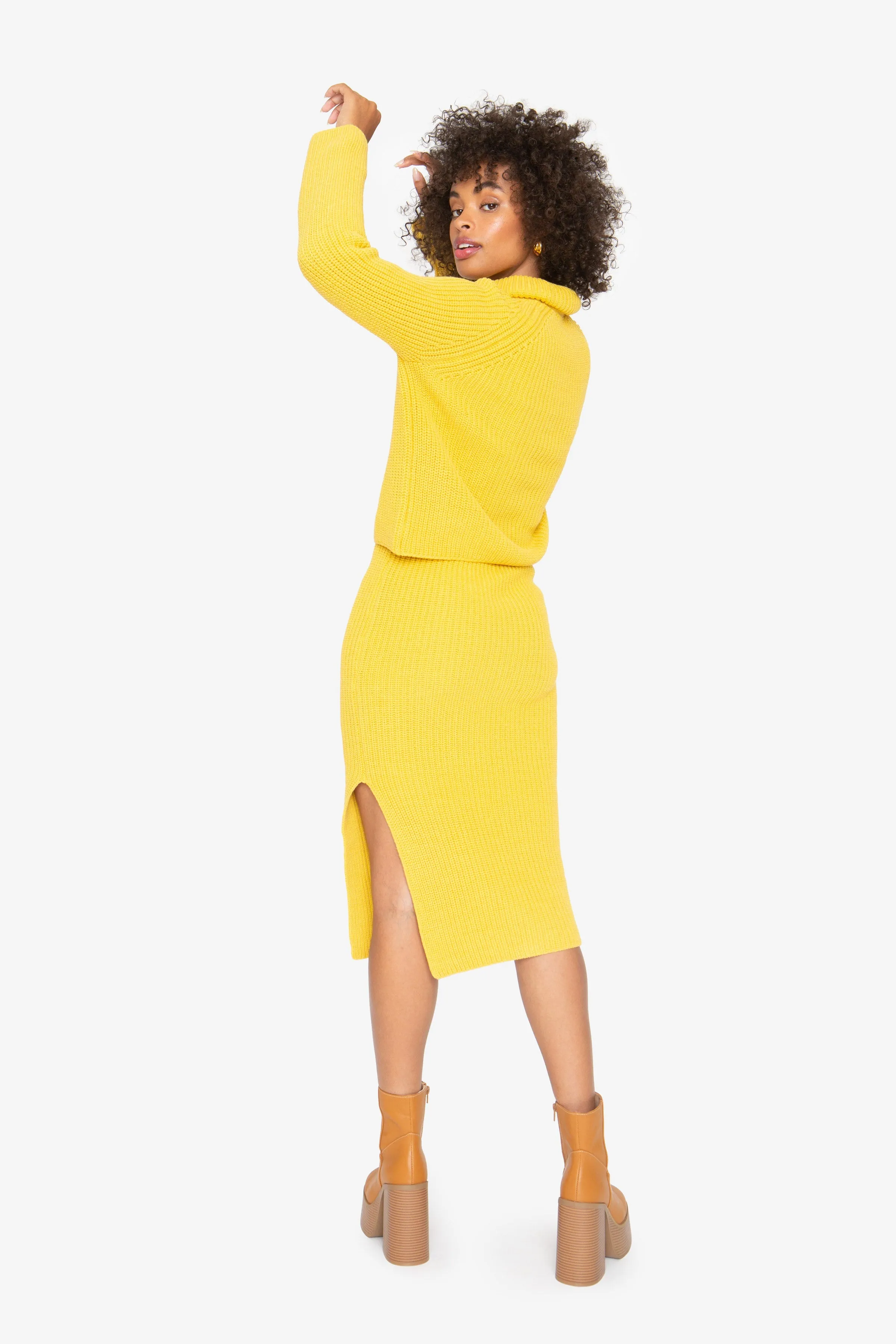 Gia Turtleneck - Celery