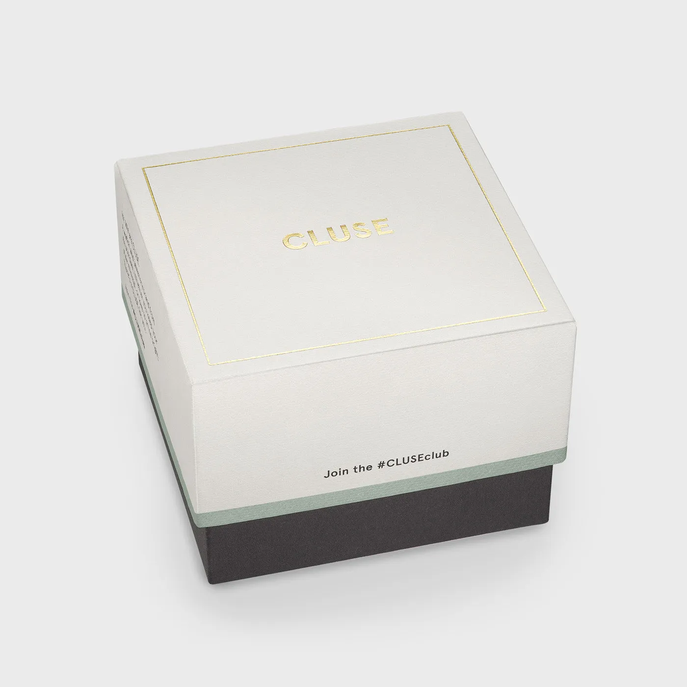 Gift Box Boho Chic Petite Leather Dark Green and Mesh Strap, Gold Colour
