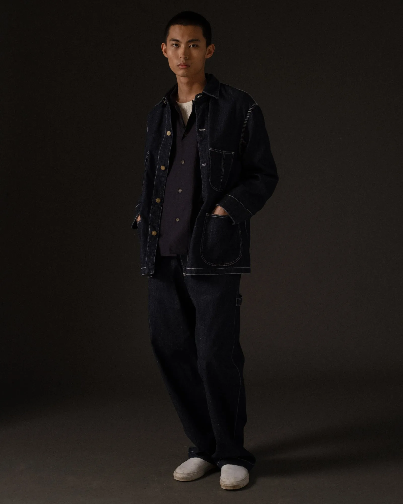 Havana Shirt Tencel Twill Navy