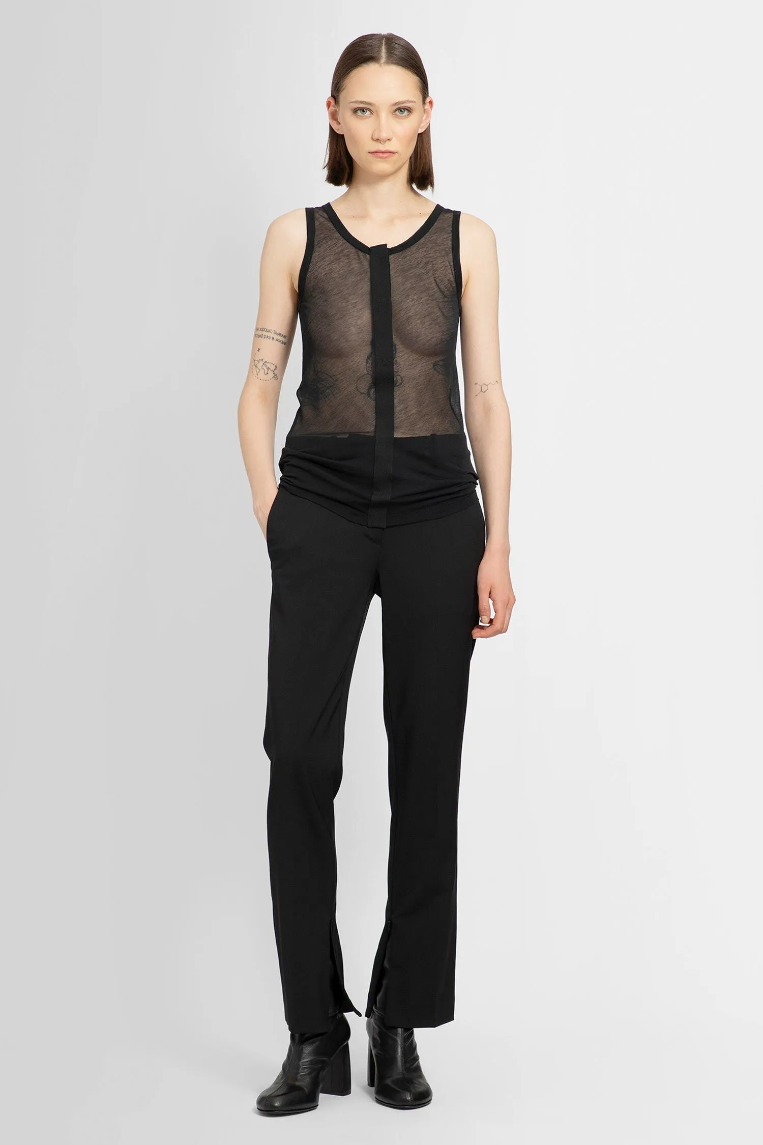 HELMUT LANG WOMAN BLACK TOPS