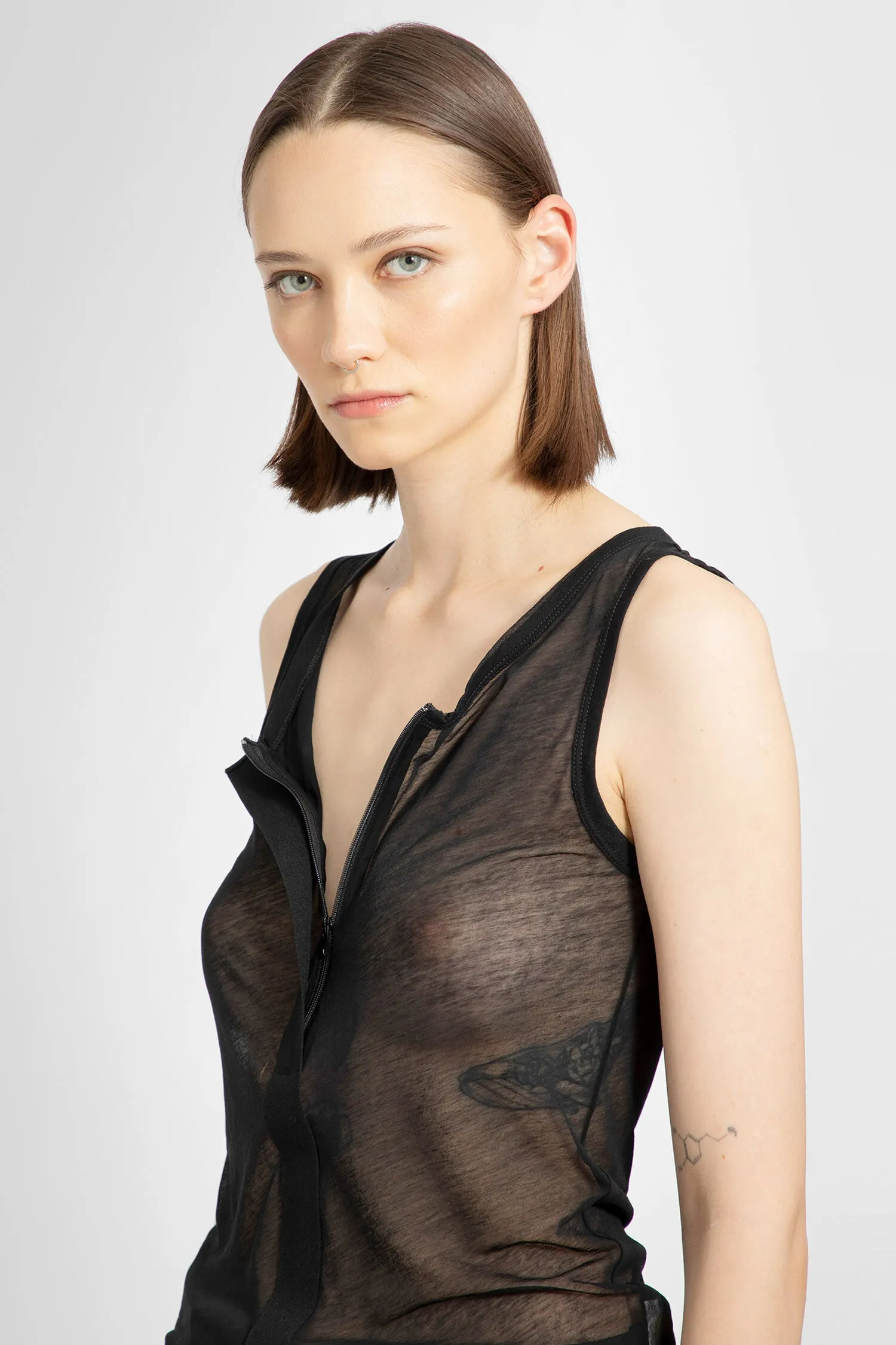 HELMUT LANG WOMAN BLACK TOPS