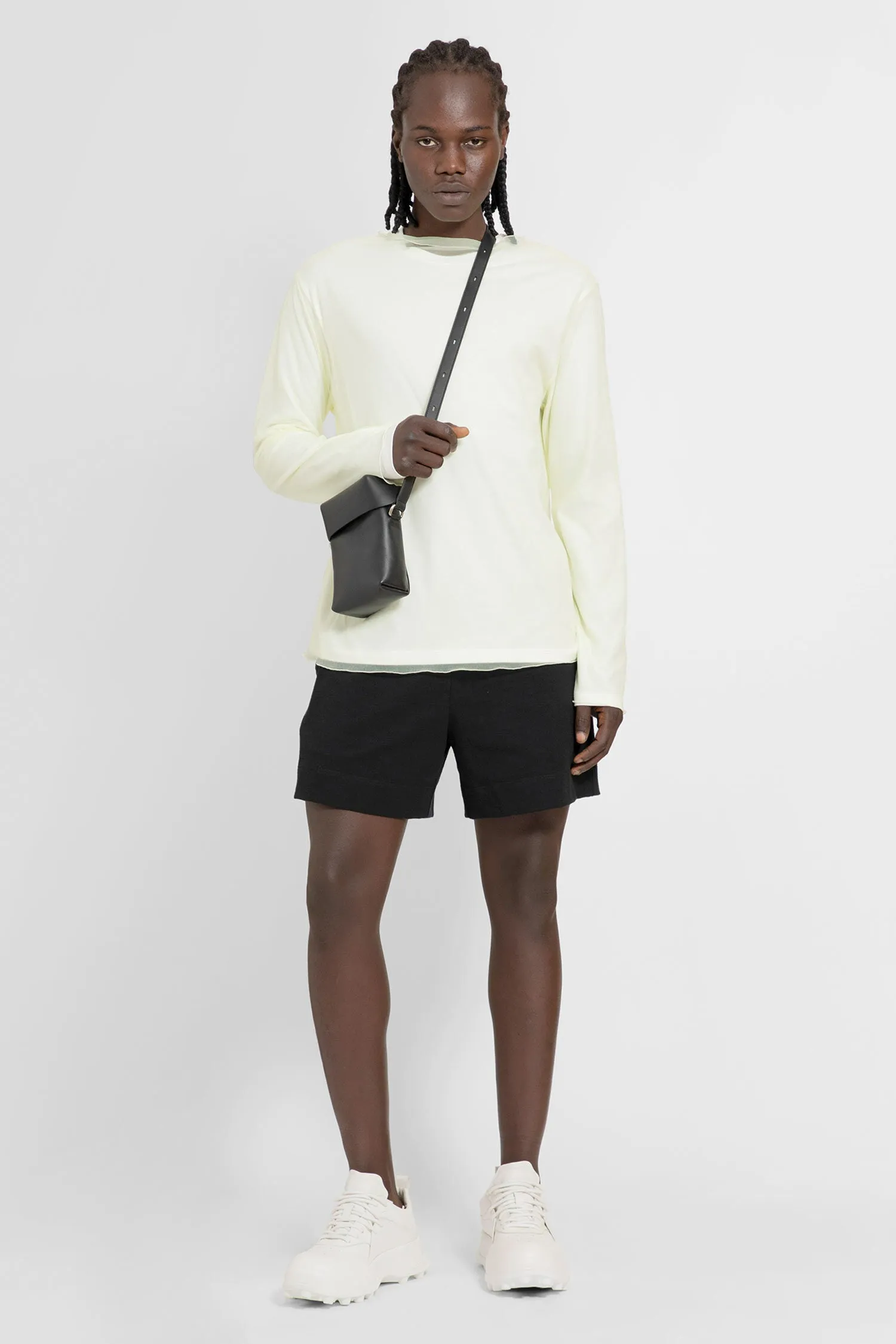 JIL SANDER MAN GREEN T-SHIRTS & TANK TOPS