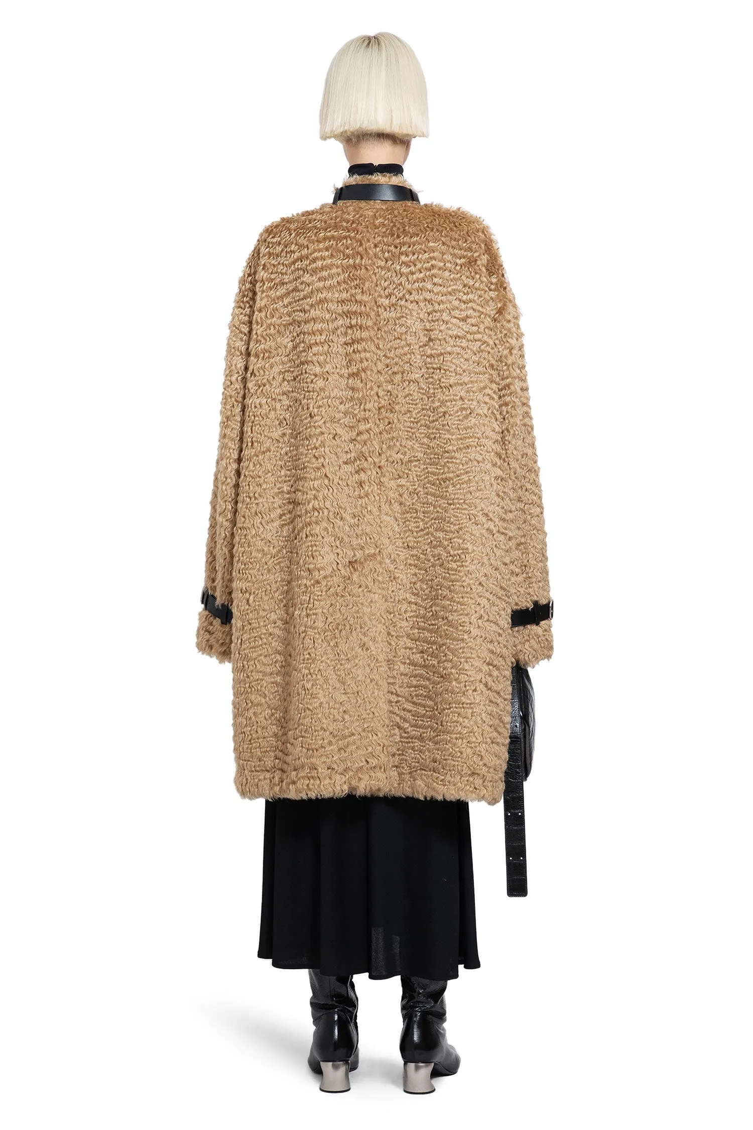 JIL SANDER WOMAN BROWN COATS