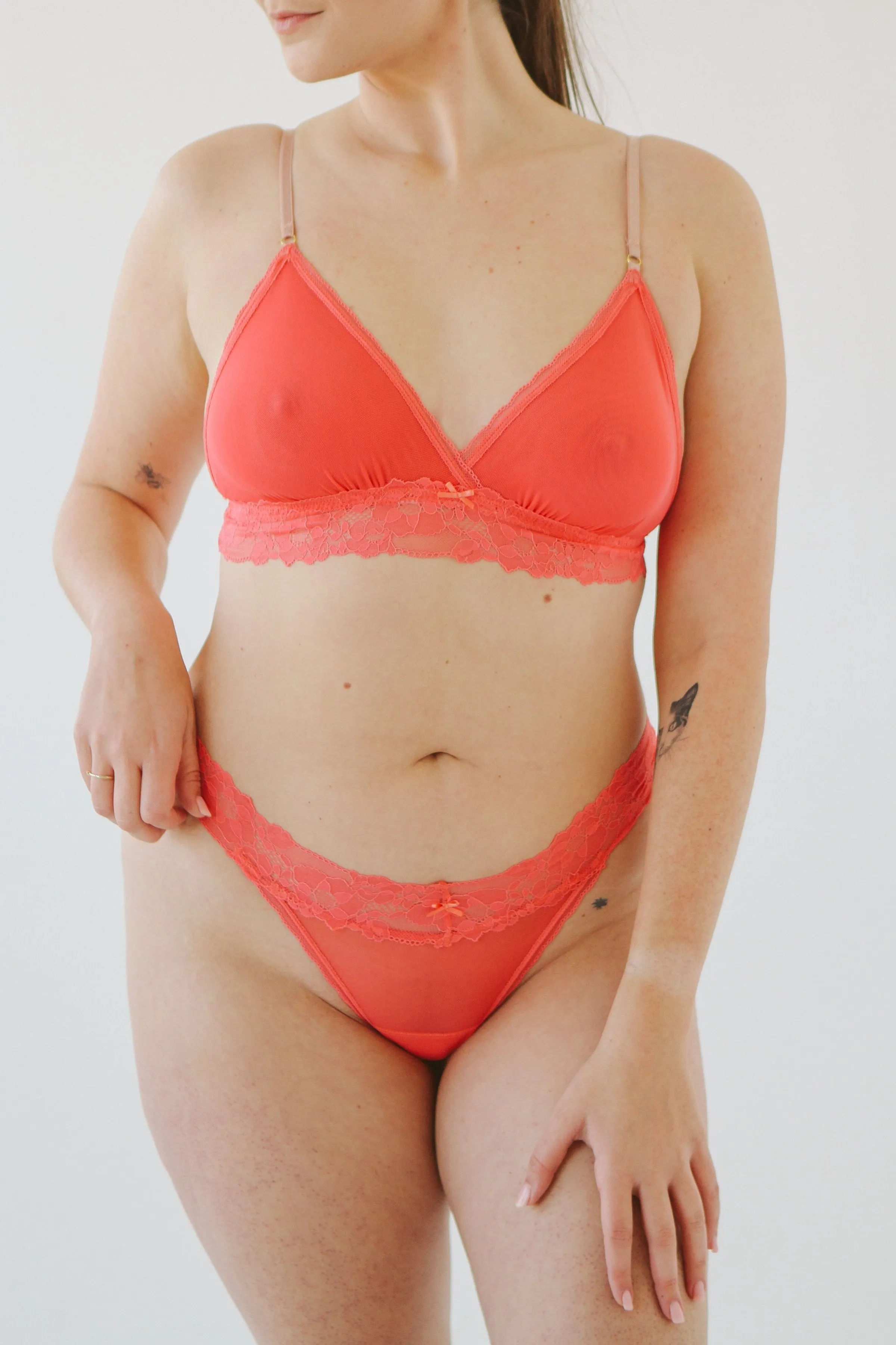 Lia and Thong Set | Tangerine