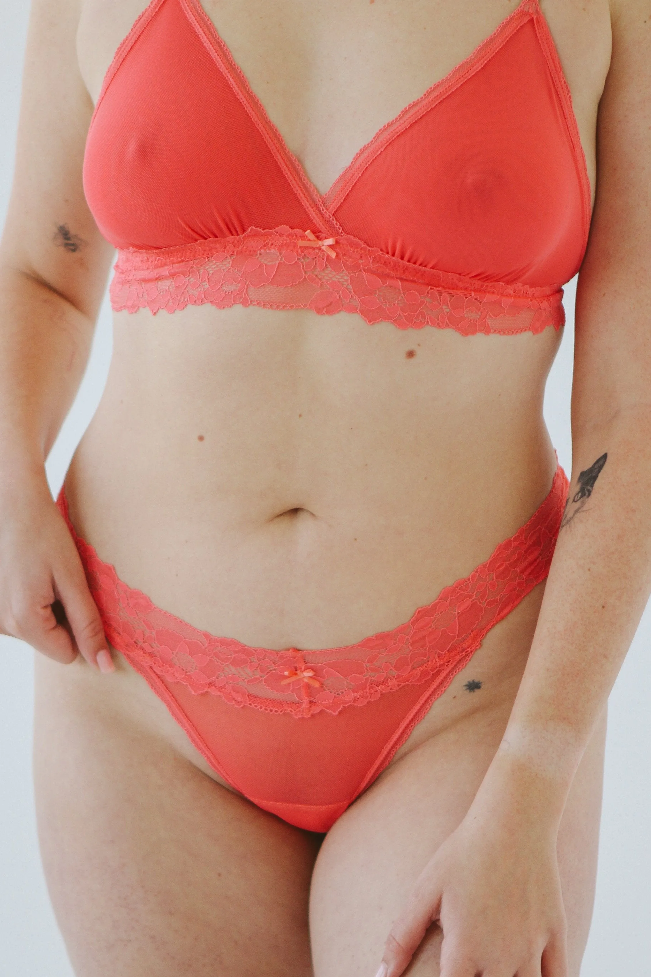 Lia and Thong Set | Tangerine