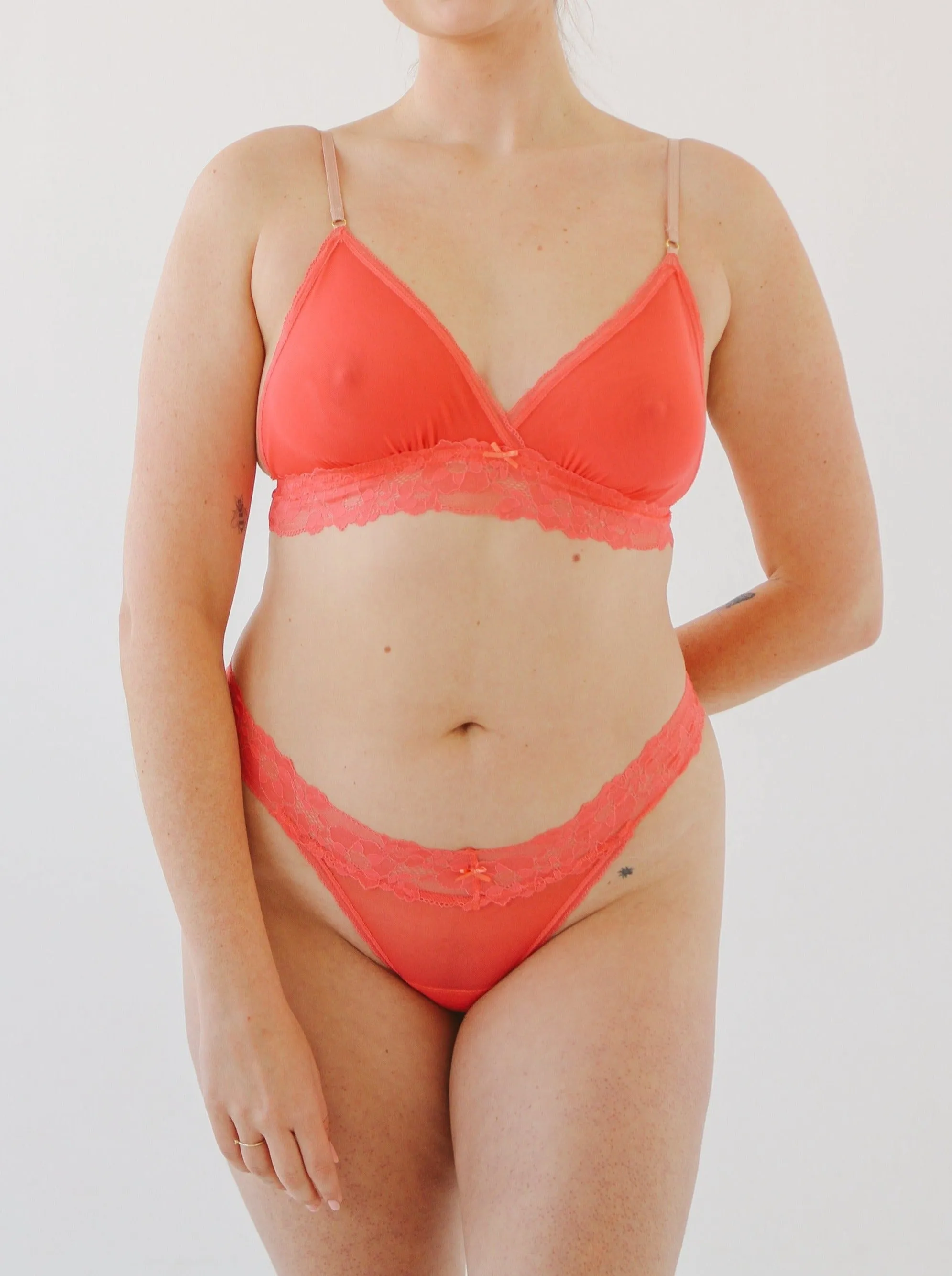 Lia and Thong Set | Tangerine