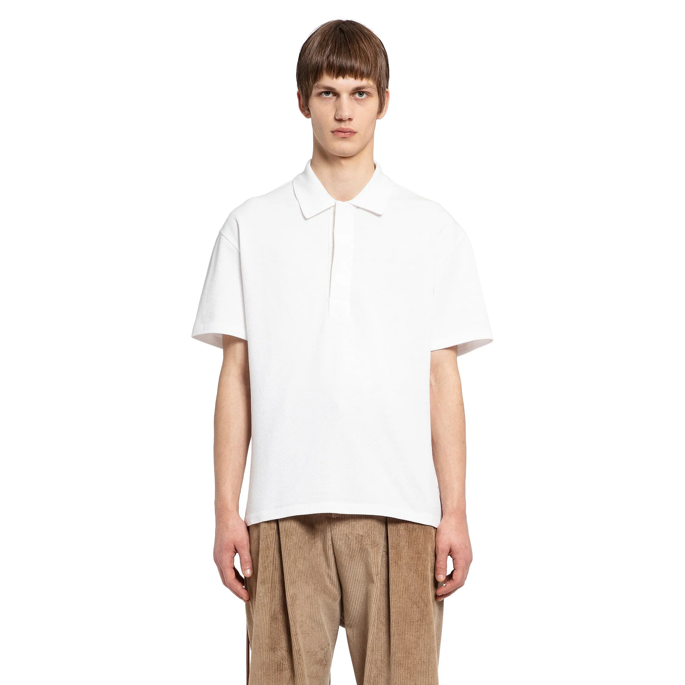 LOEWE MAN WHITE T-SHIRTS & TANK TOPS