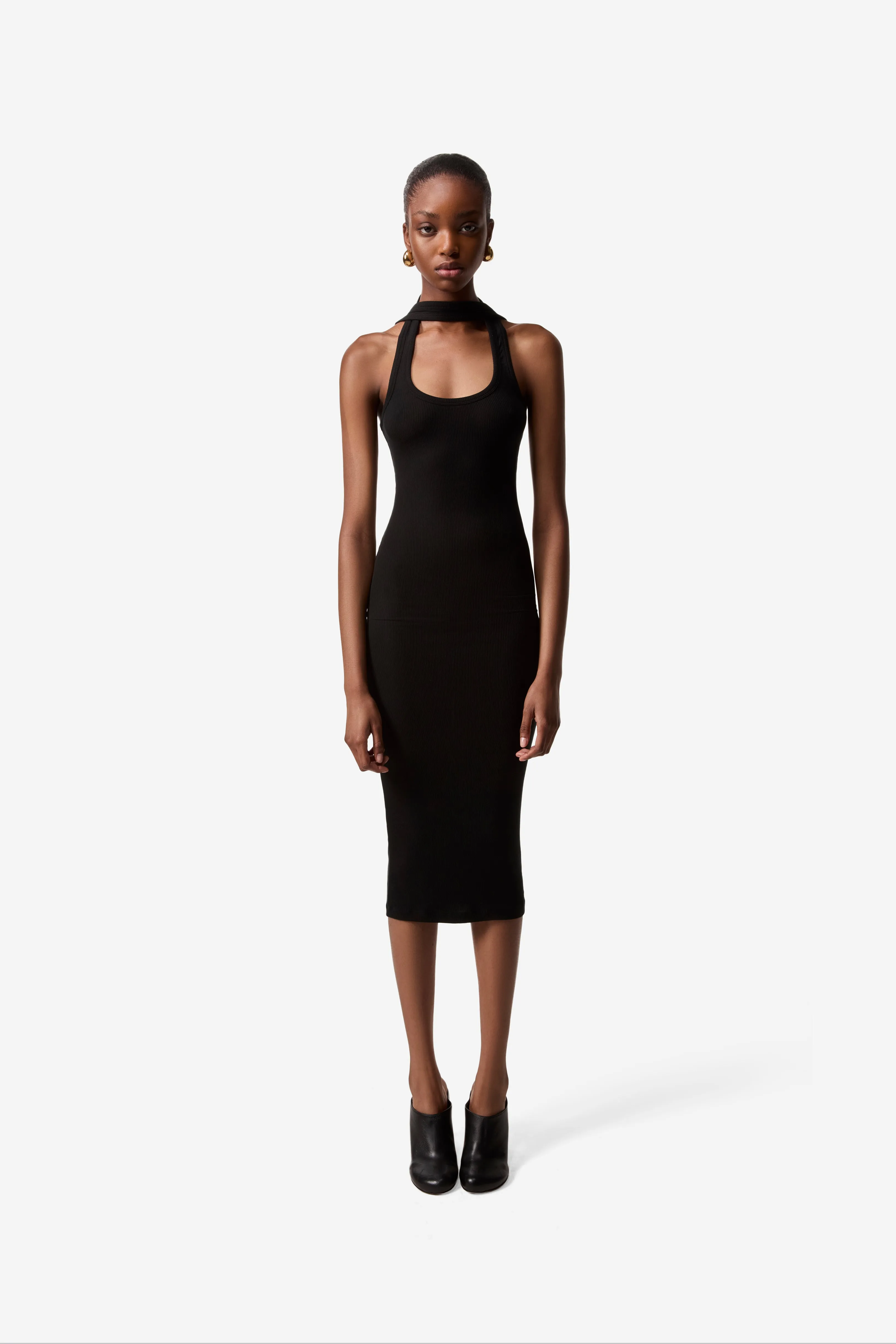 Long Ribbed Dress