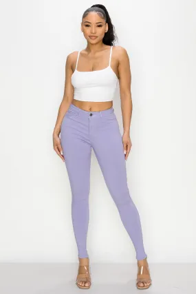 LV-300 LILAC HIGH WAISTED COLORED JEANS
