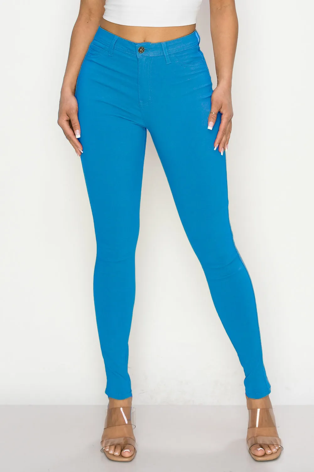 LV-300 OCEAN HIGH WAISTED COLORED JEANS
