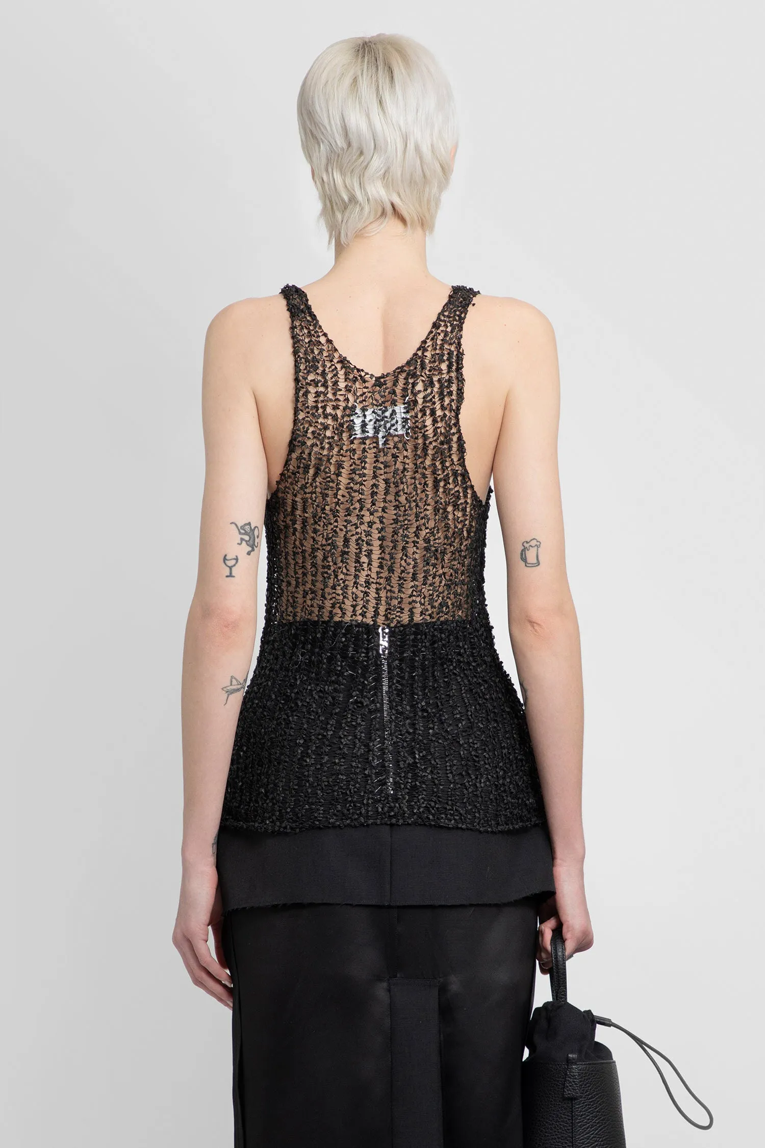 MAISON MARGIELA WOMAN BLACK TOPS