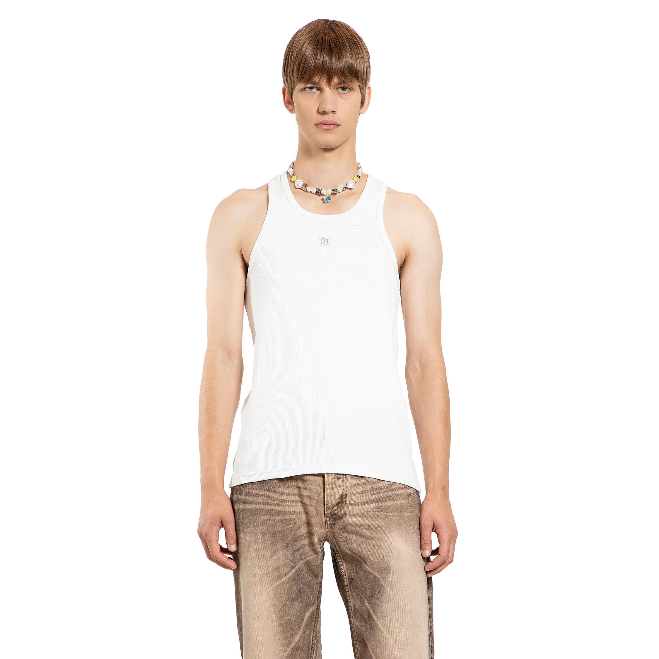 MISBHV MAN WHITE T-SHIRTS & TANK TOPS
