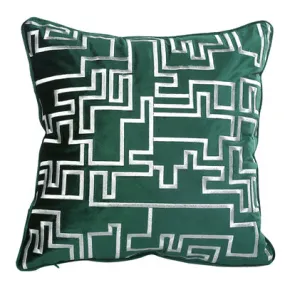 Modern Emerald Green Throw Cushion