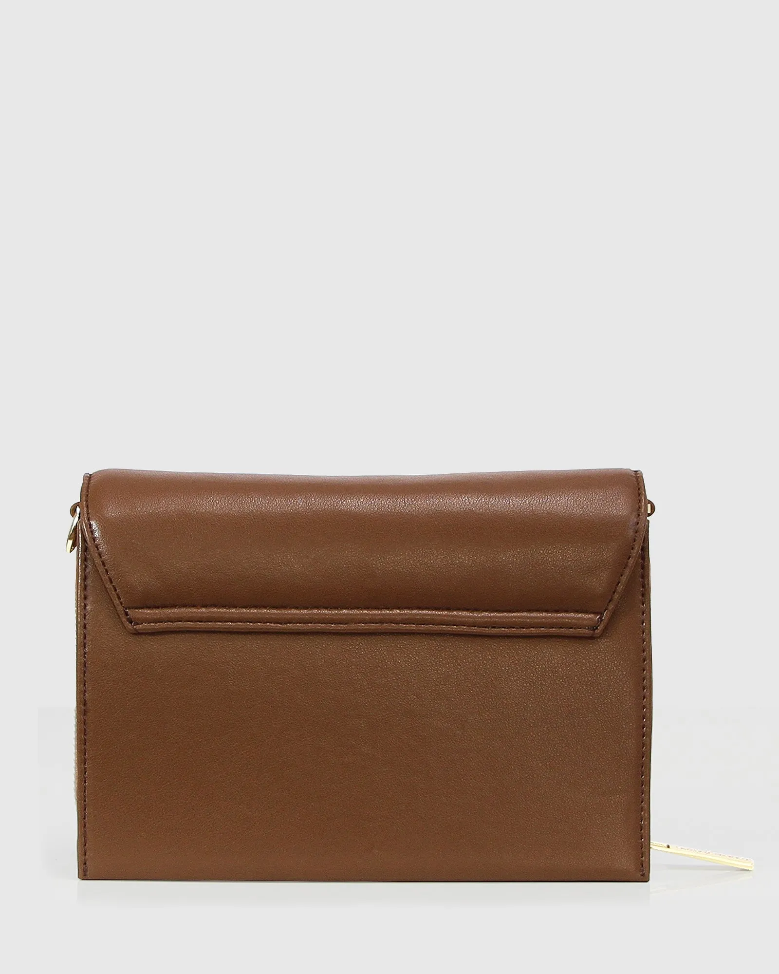 Moonlit Drive Leather Crossbody Bag - Camel