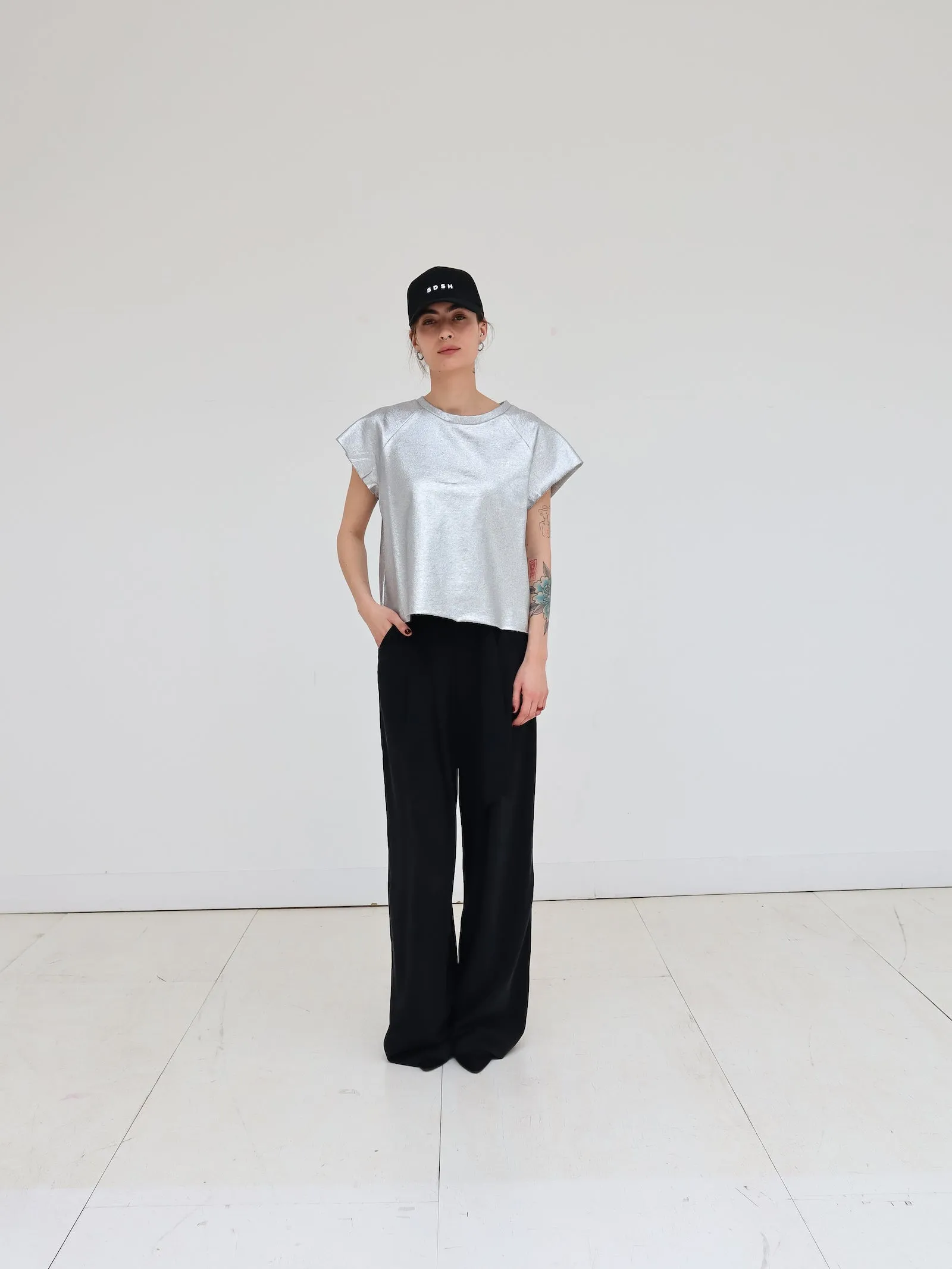 NADINE T-shirt - Silver