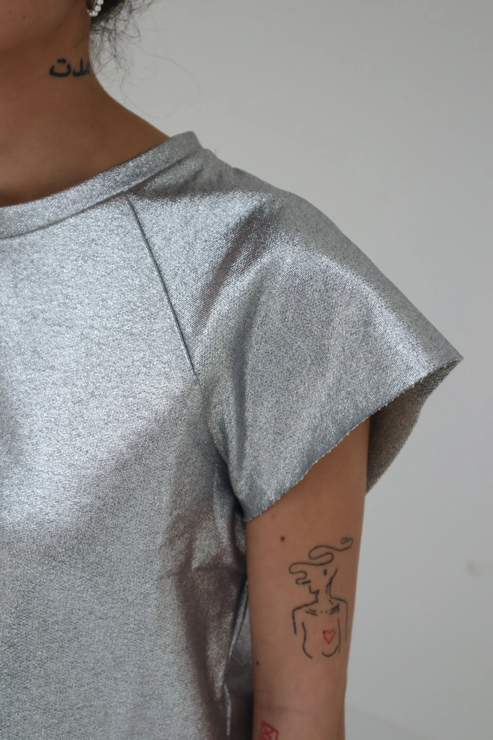 NADINE T-shirt - Silver
