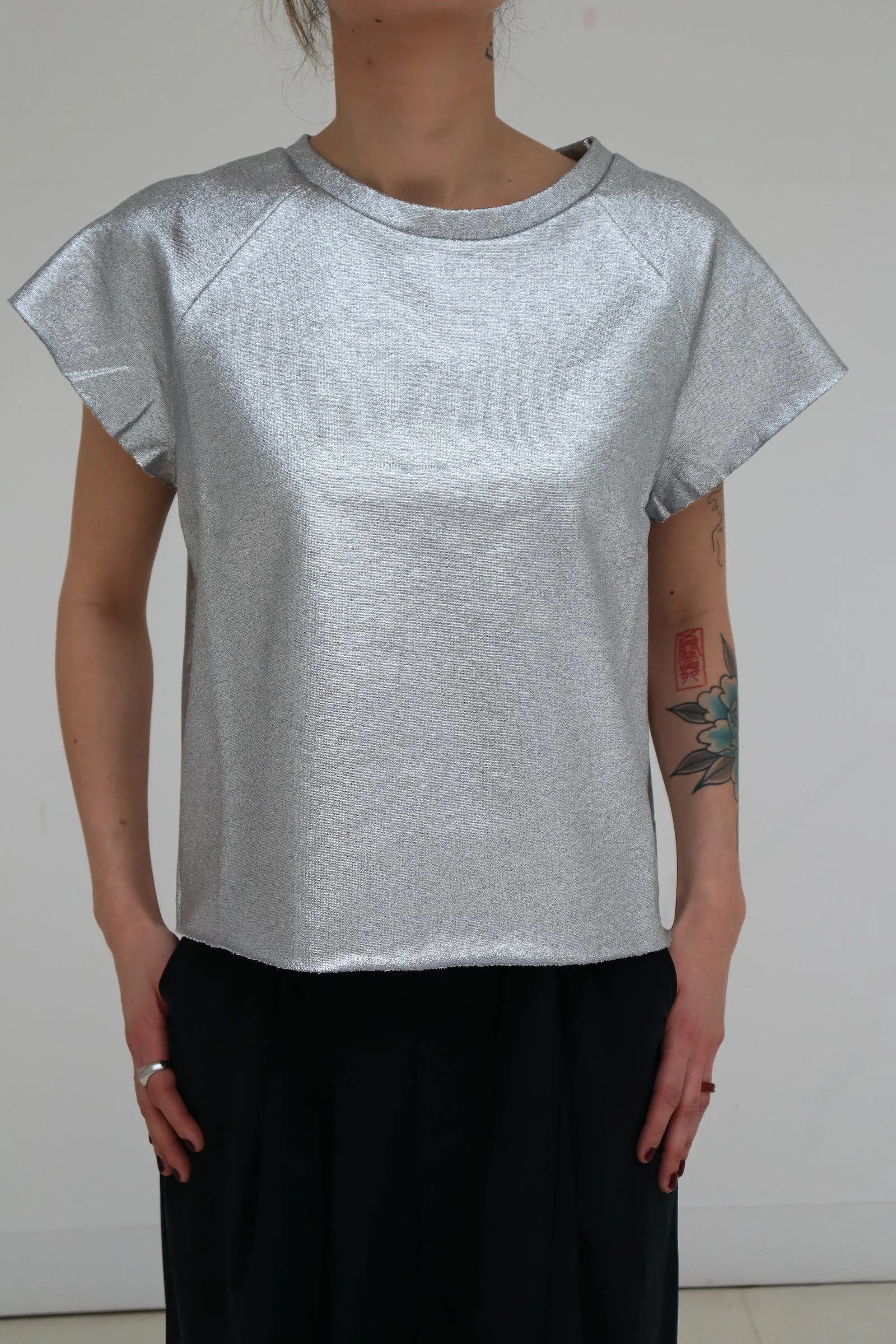 NADINE T-shirt - Silver