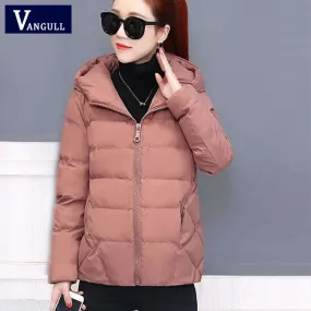 New Arrival Parkas Fashion Coats Women Winter Sweater Fur Collar Hood Warm Cotton Coat Women Clothes