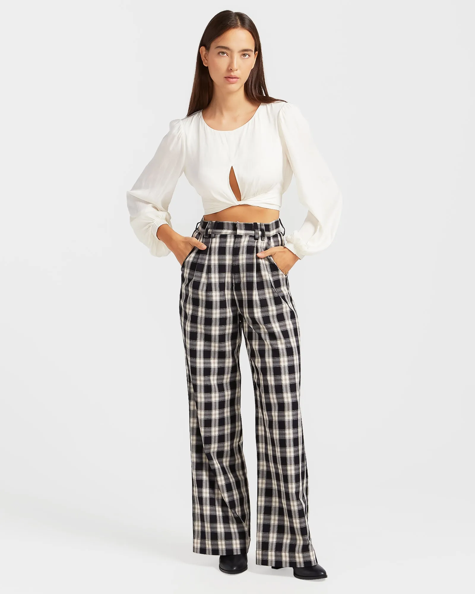 No Way Home Cropped Top - Off-White