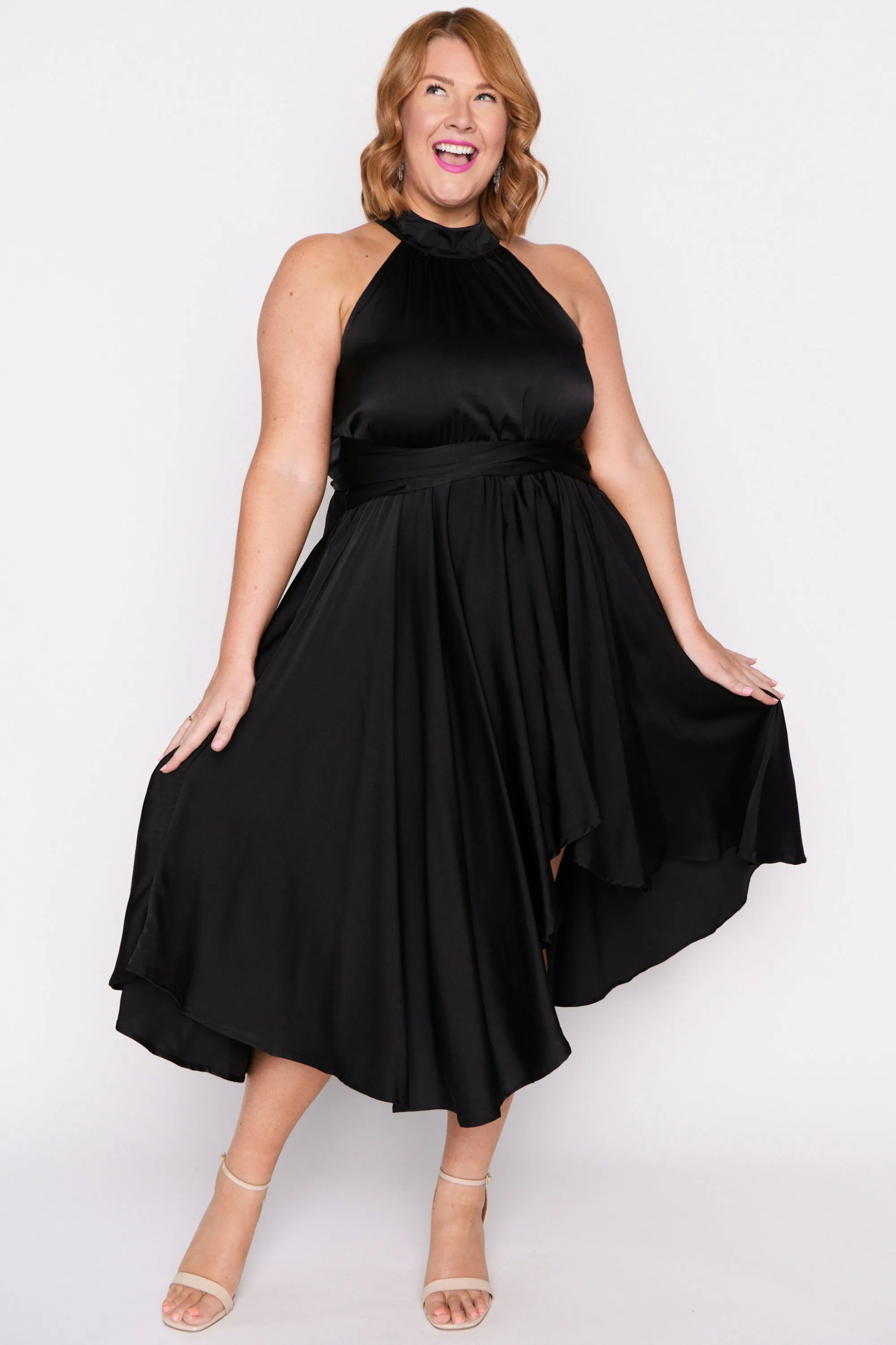 Oceania Black Party Dress