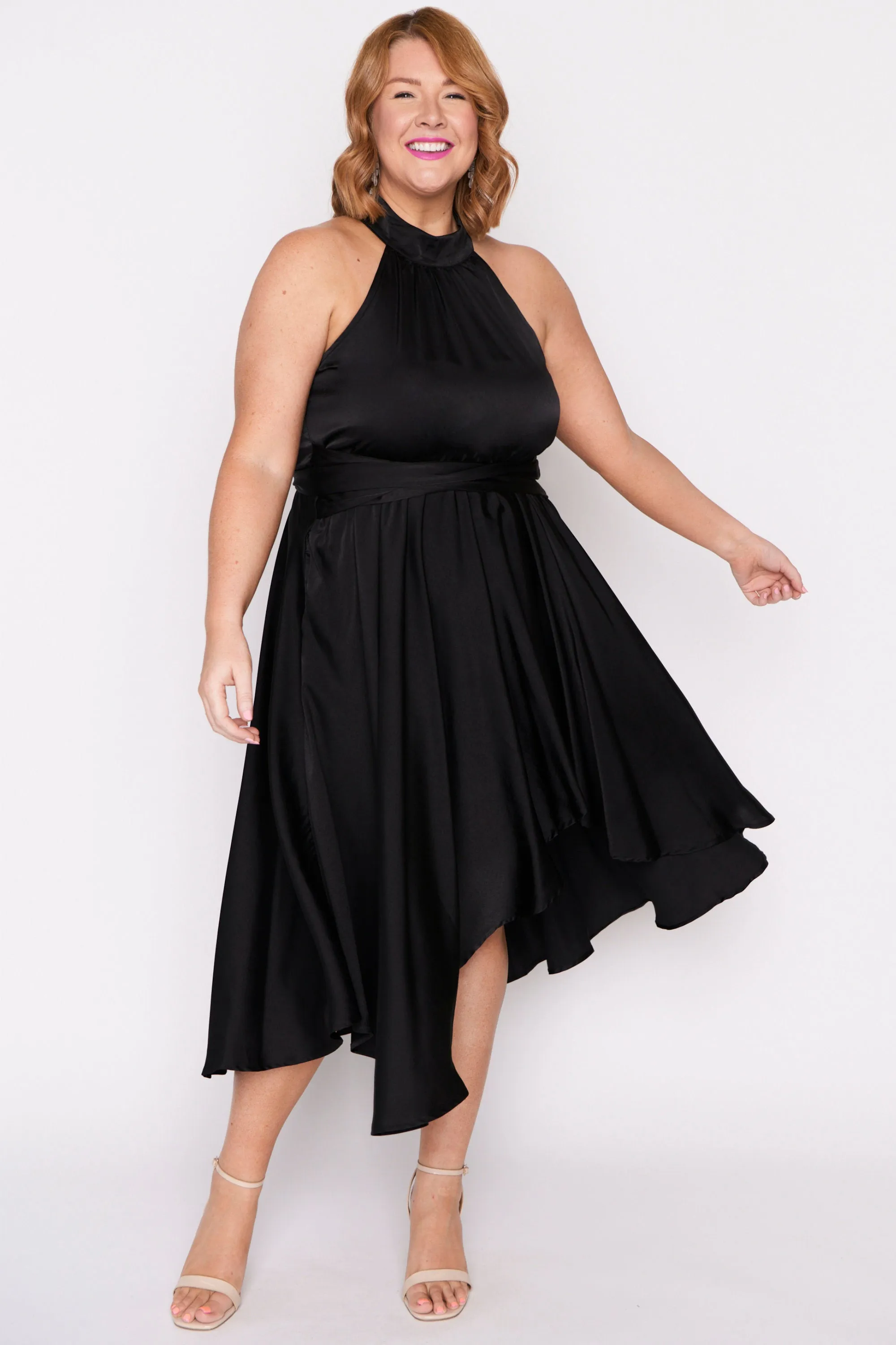 Oceania Black Party Dress