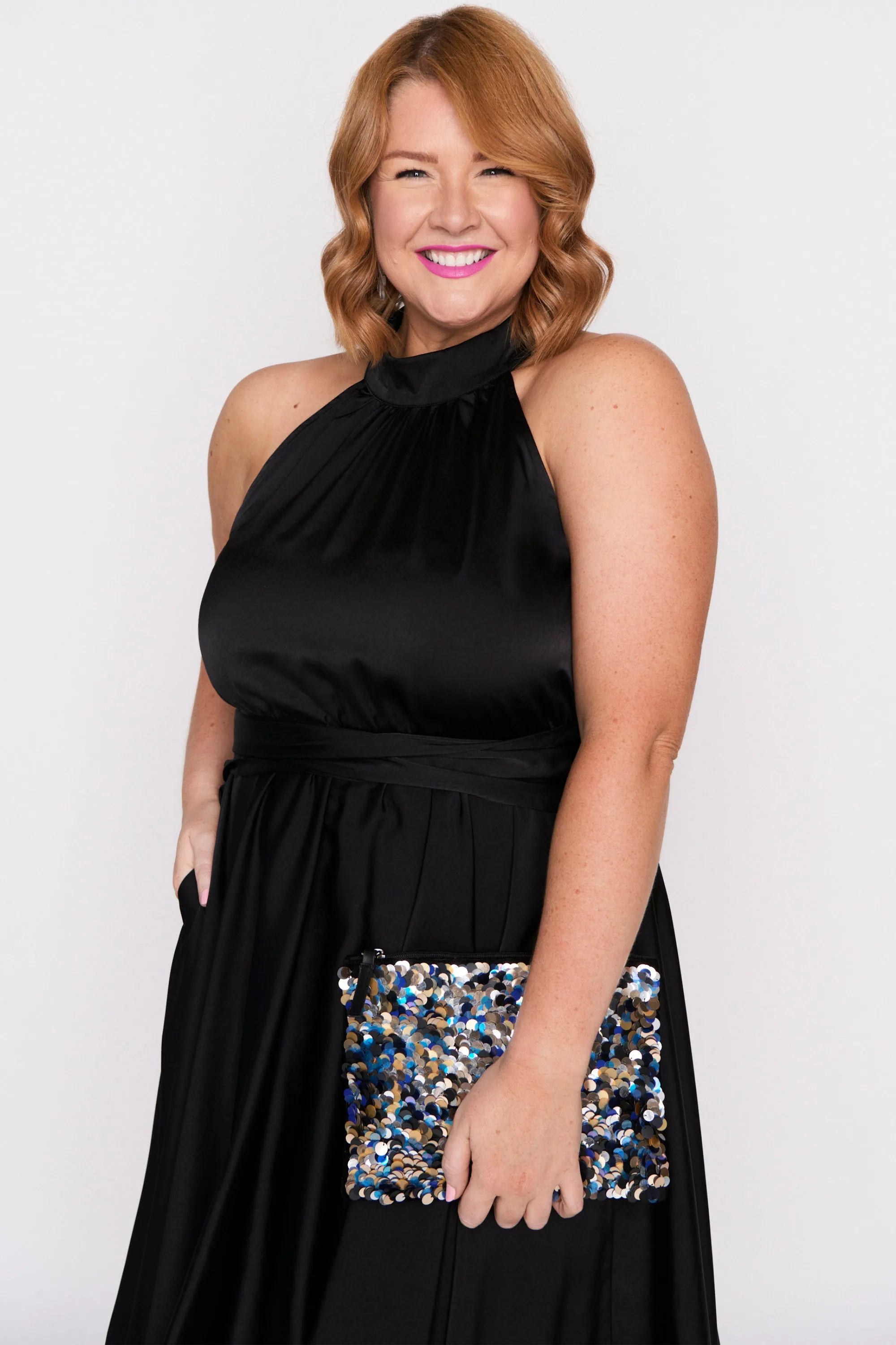 Oceania Black Party Dress