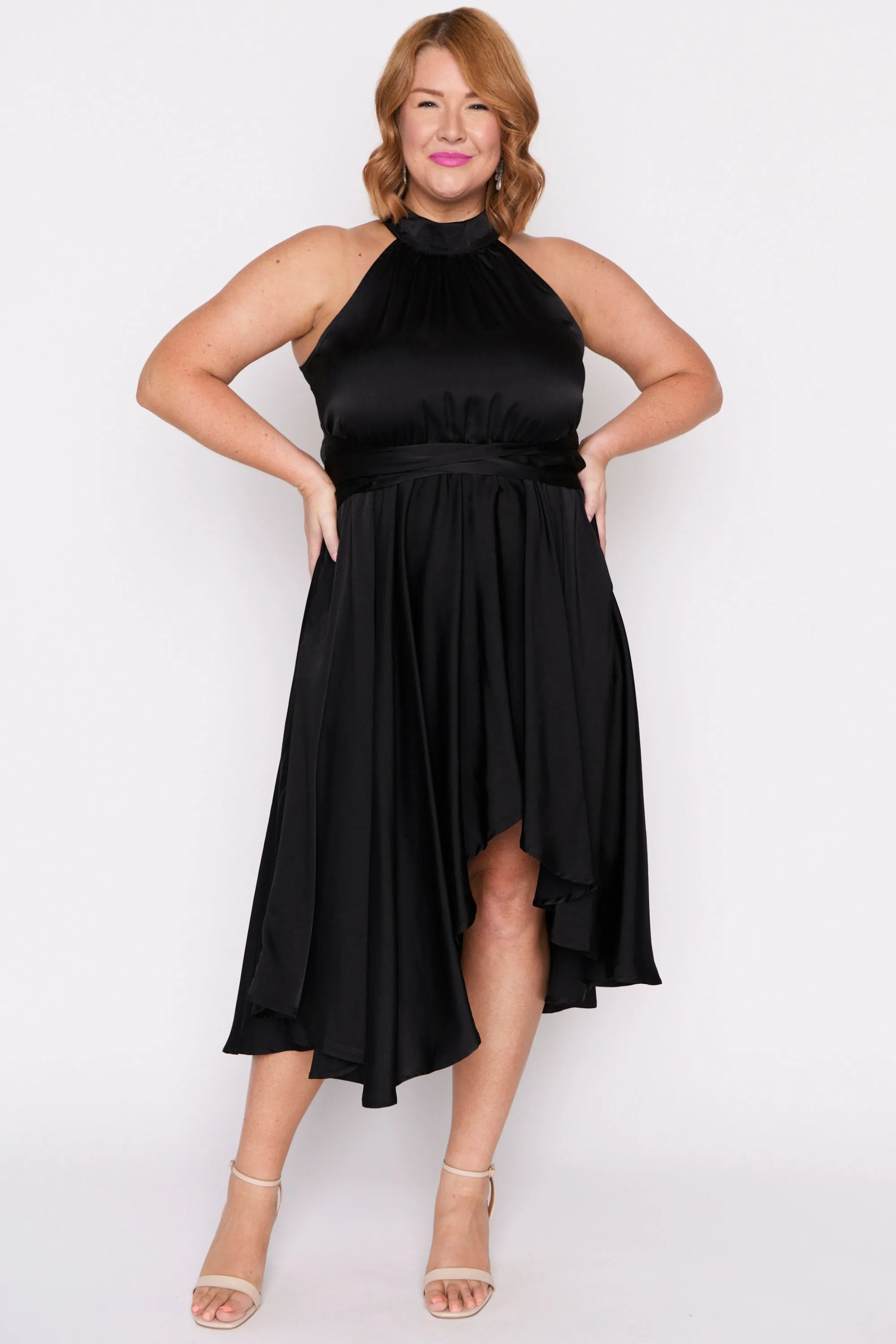 Oceania Black Party Dress