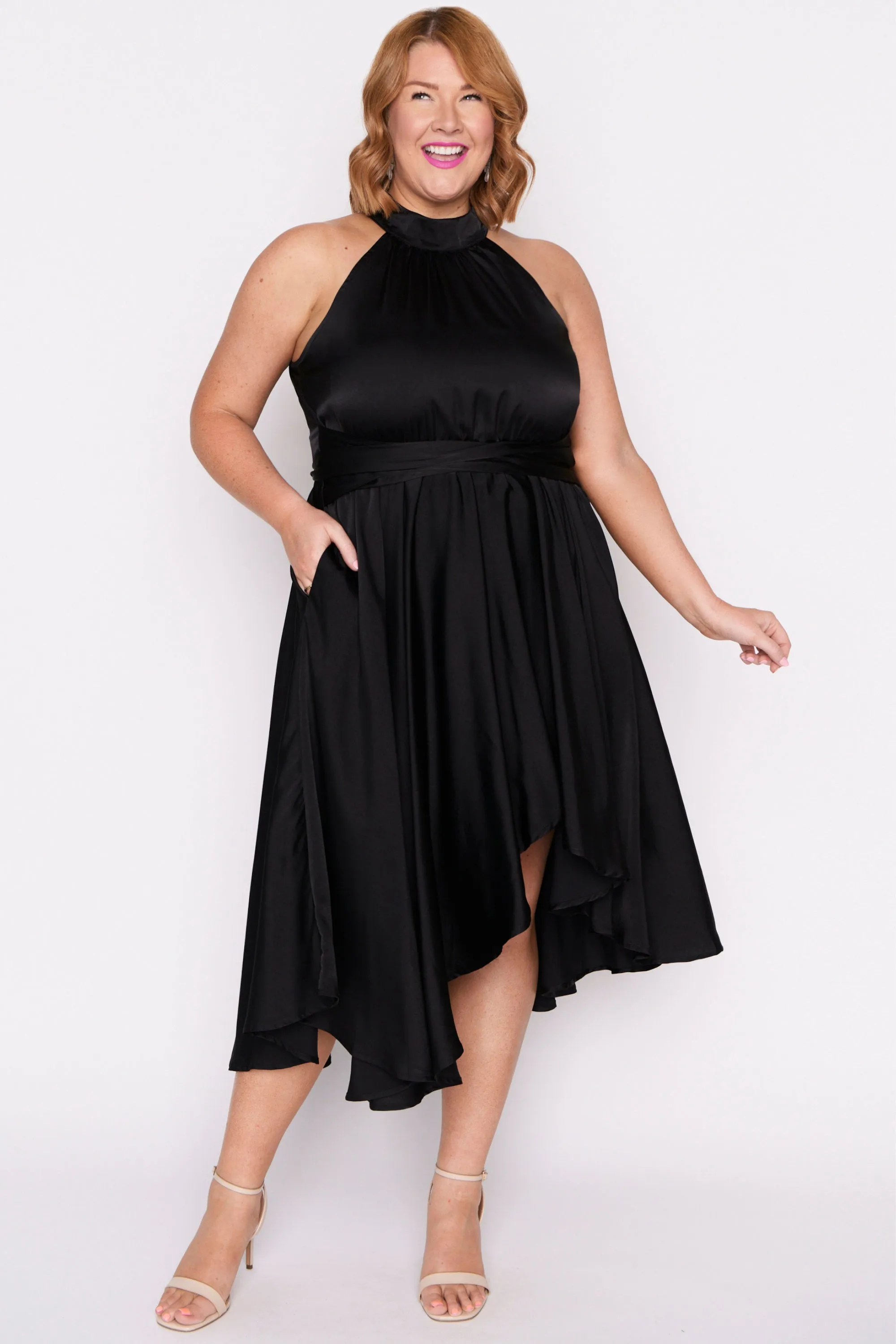 Oceania Black Party Dress
