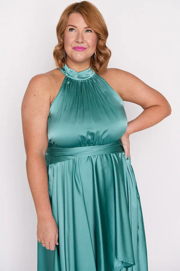 Oceania Wasabi Green Party Dress
