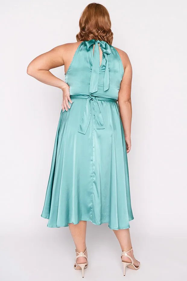 Oceania Wasabi Green Party Dress