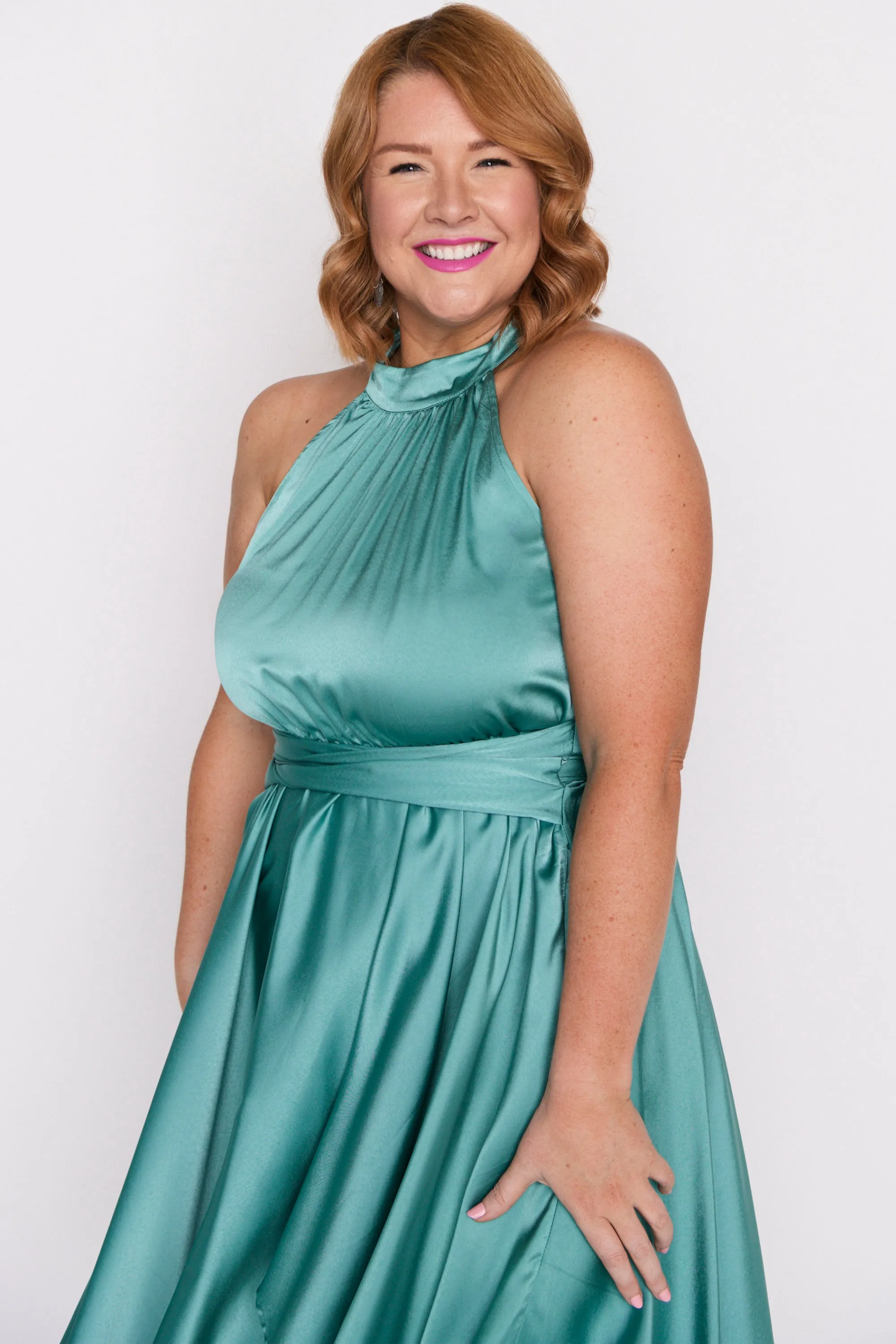 Oceania Wasabi Green Party Dress