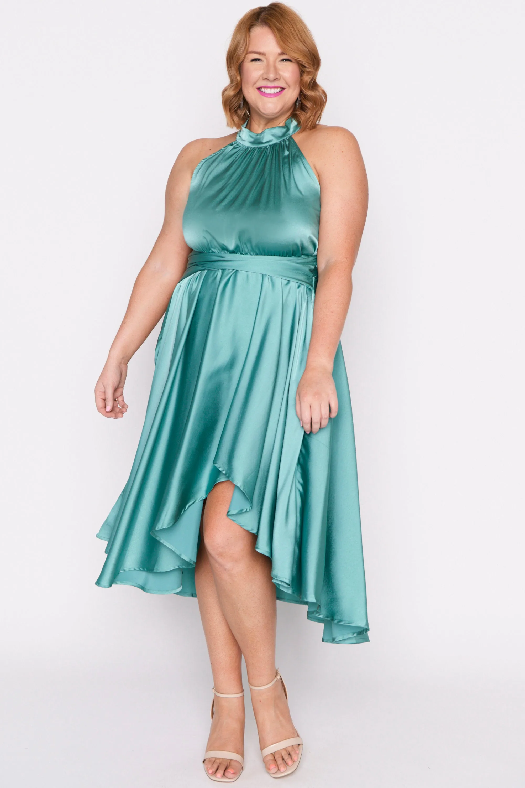 Oceania Wasabi Green Party Dress