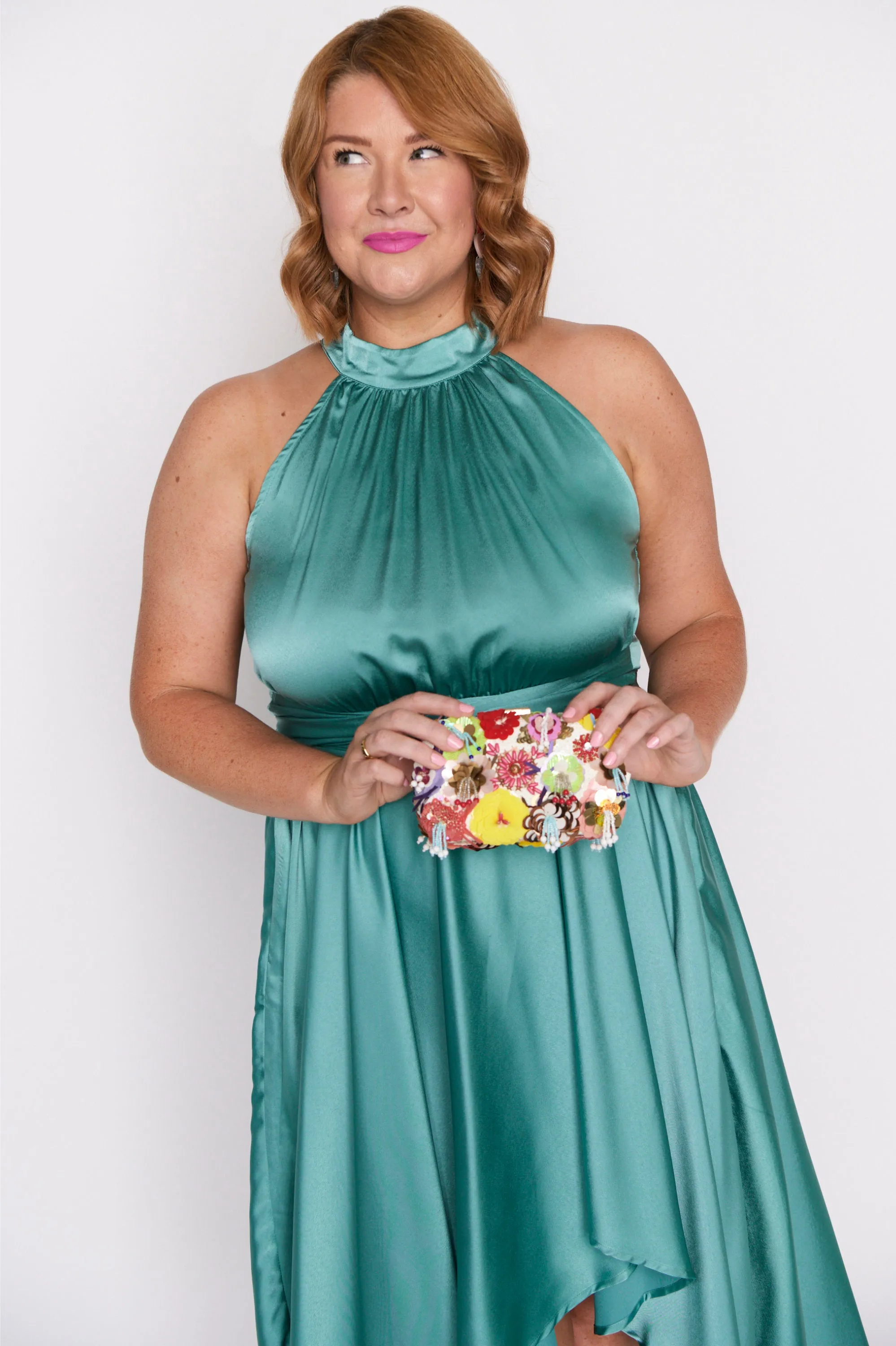 Oceania Wasabi Green Party Dress