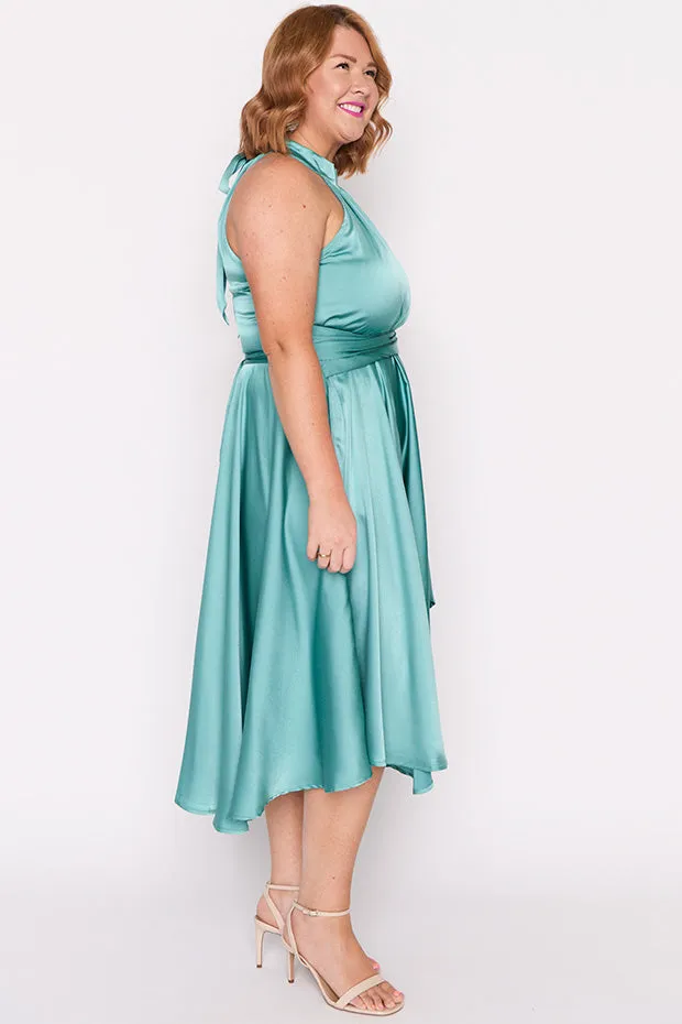 Oceania Wasabi Green Party Dress