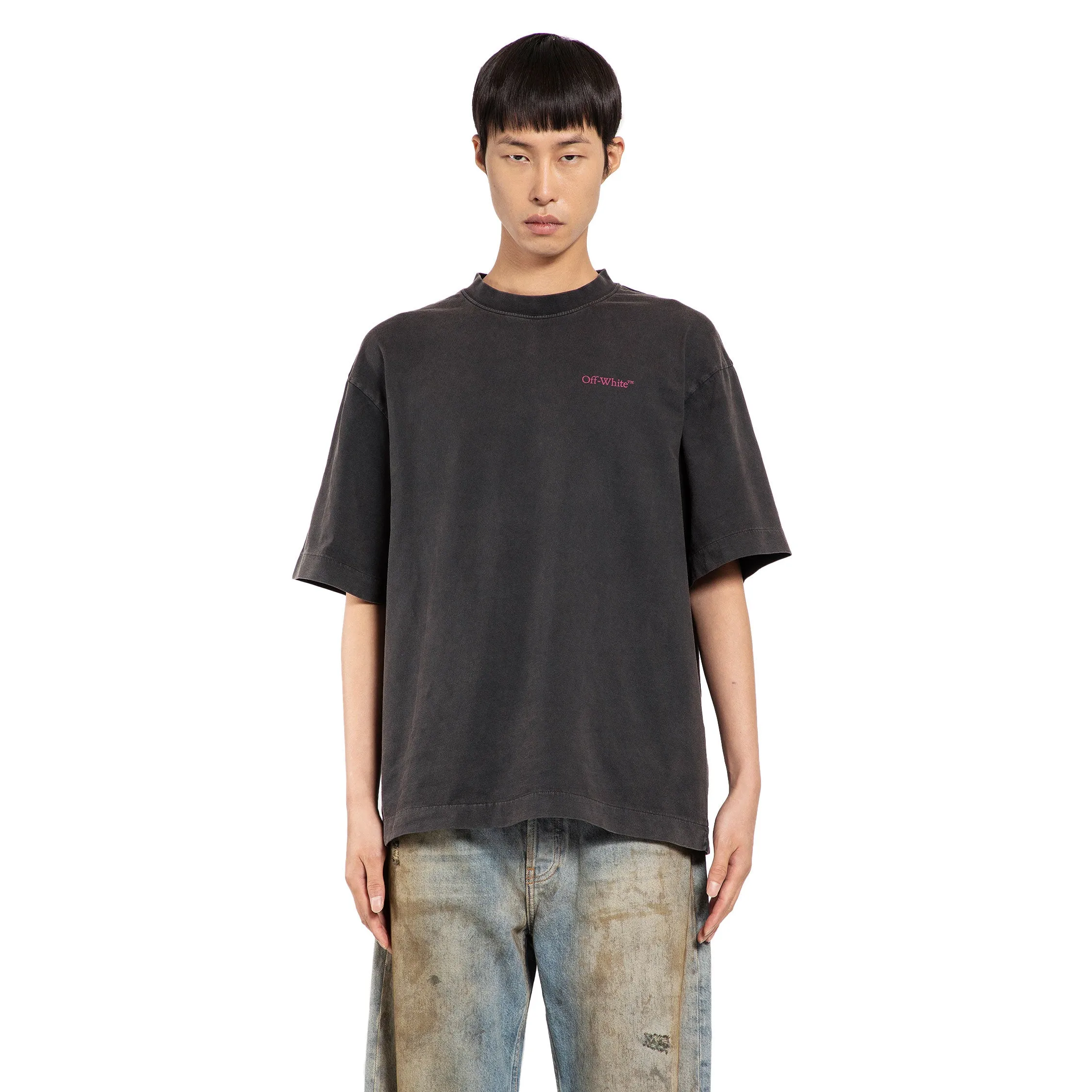 OFF-WHITE MAN BLACK T-SHIRTS & TANK TOPS