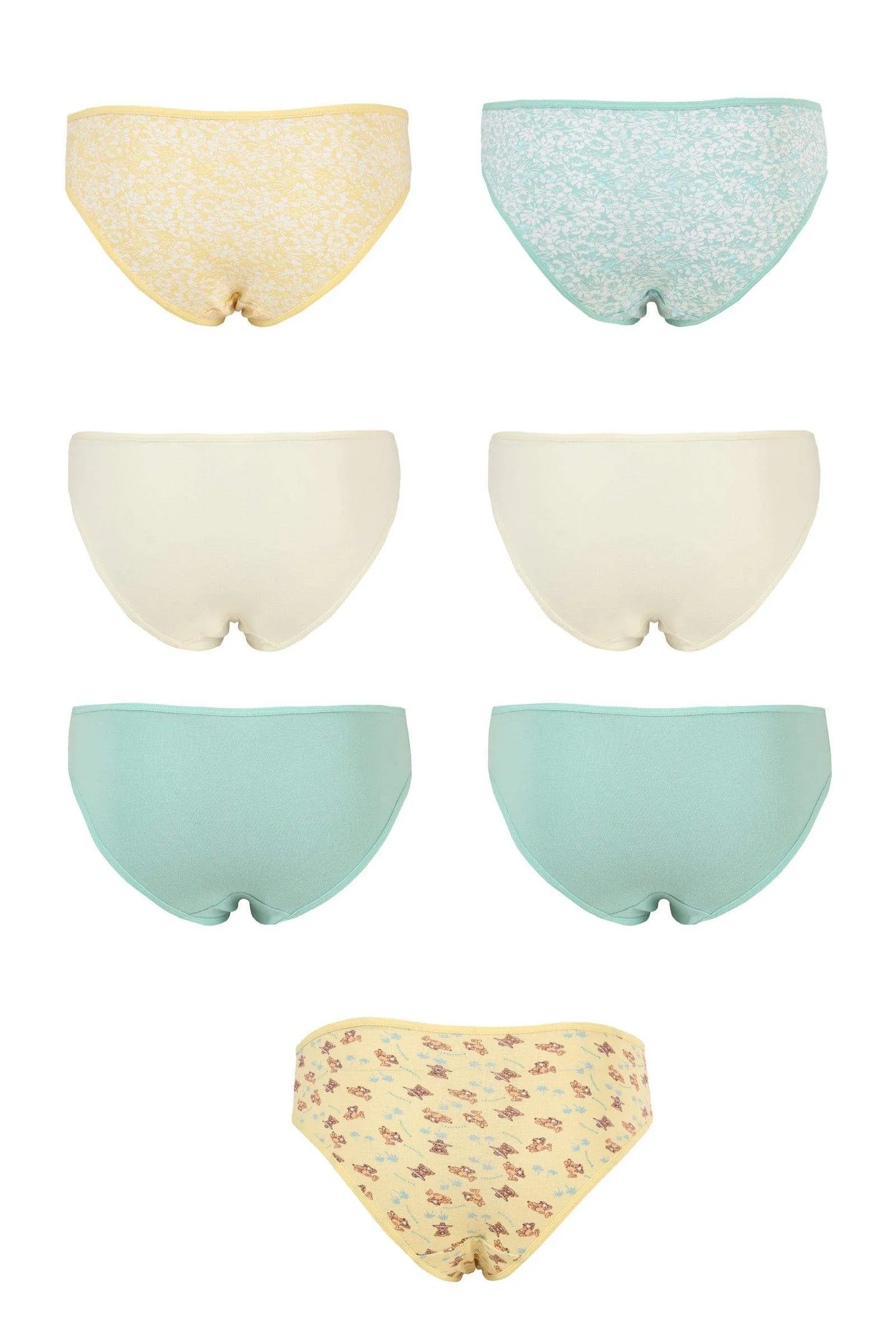Pack of 7 Colored Bikini Panties
