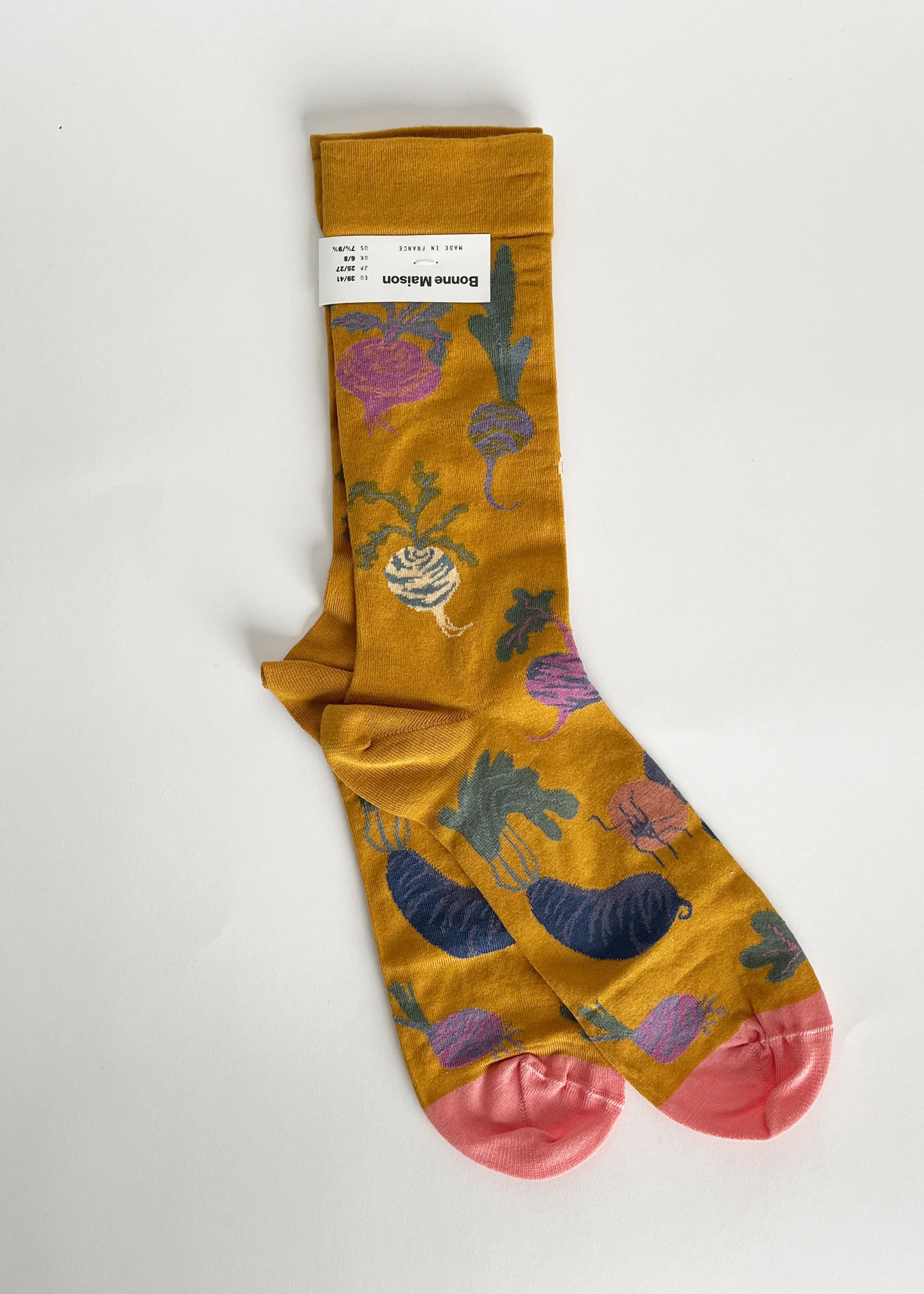 Patterned Crew Socks