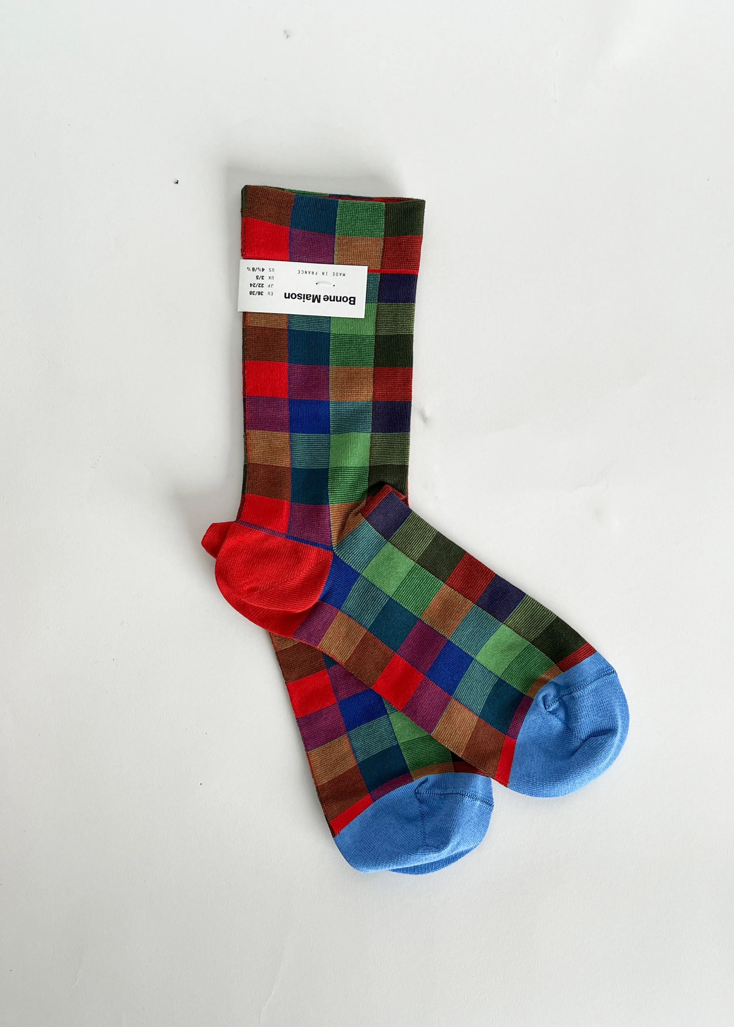 Patterned Crew Socks