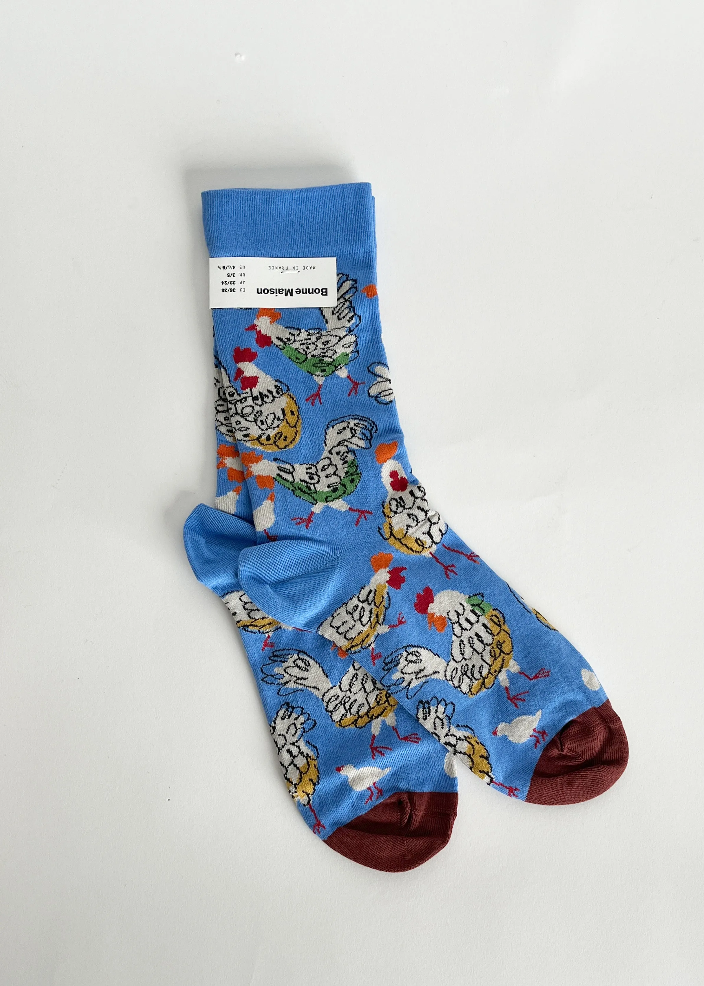 Patterned Crew Socks